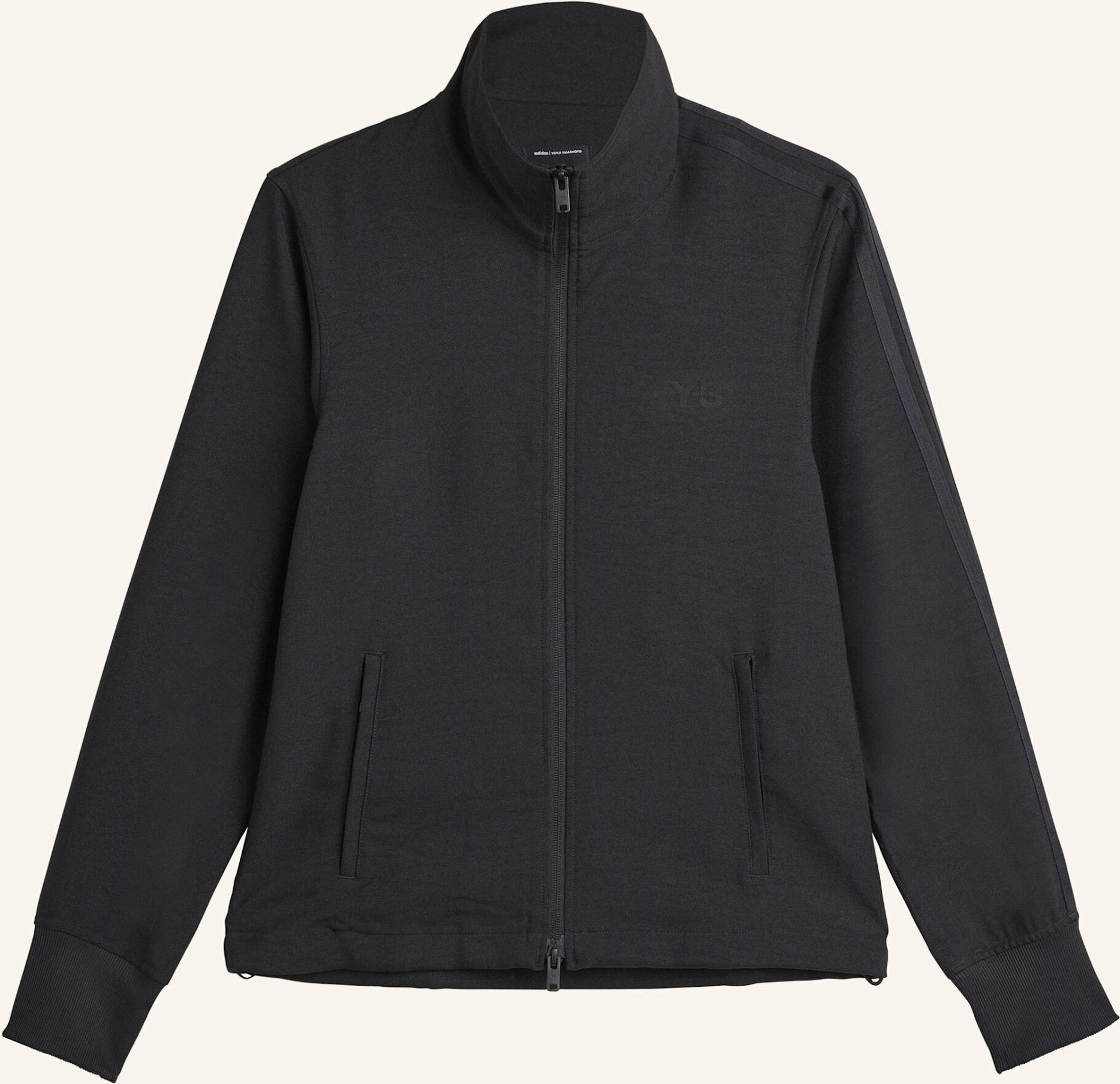 Y-3 Y-3 3-Streifen Track Top schwarz
