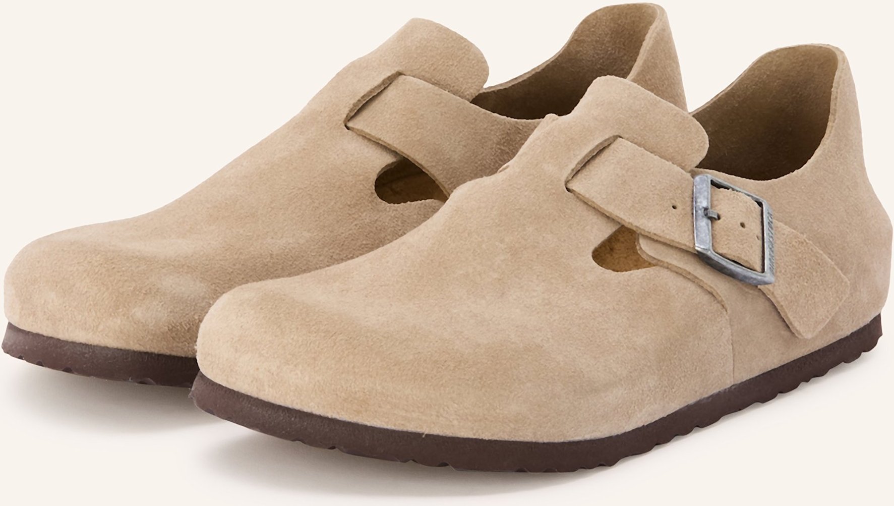Thumbnail - Birkenstock Slipper London beige