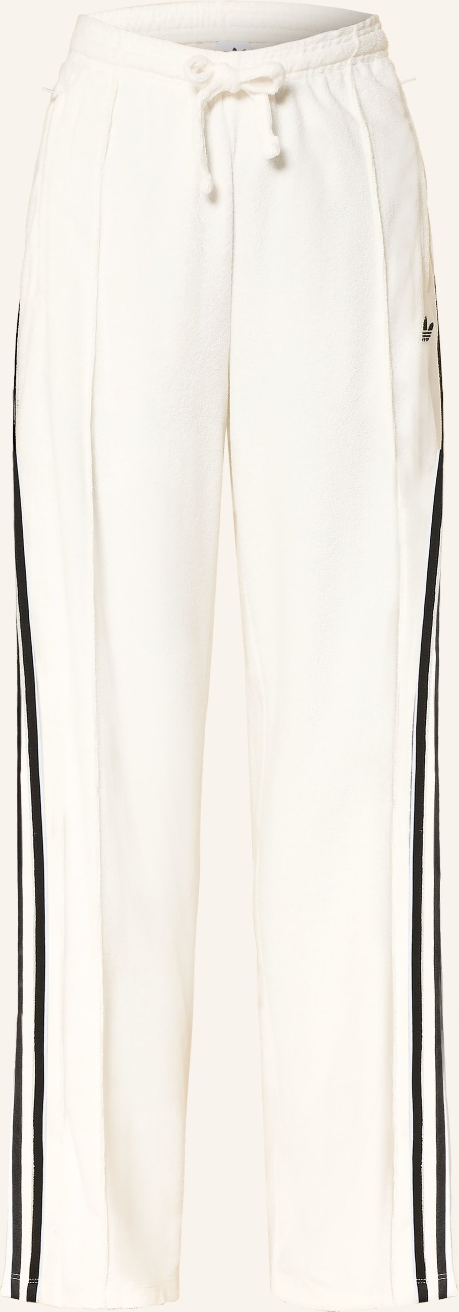 Adidas Originals Track Pants Terry Towel Firebird Aus Frottee weiss