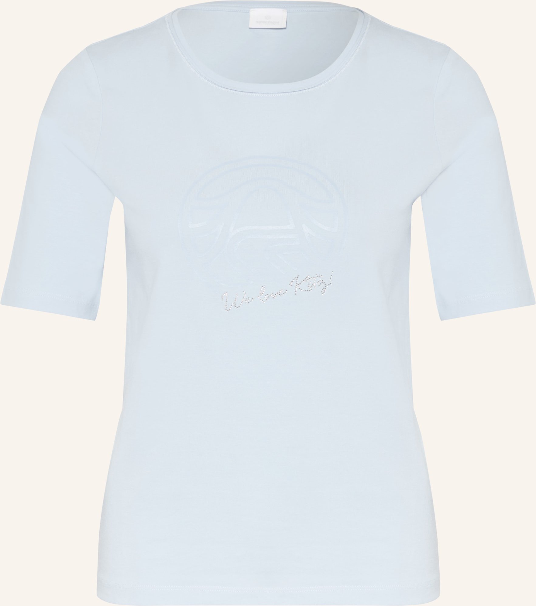 Sportalm T-Shirt Mit Schmucksteinen blau