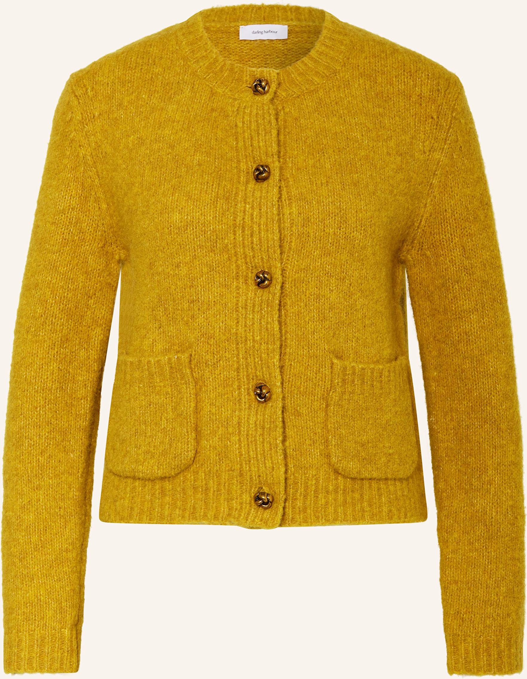 Darling Harbour Strickjacke gelb