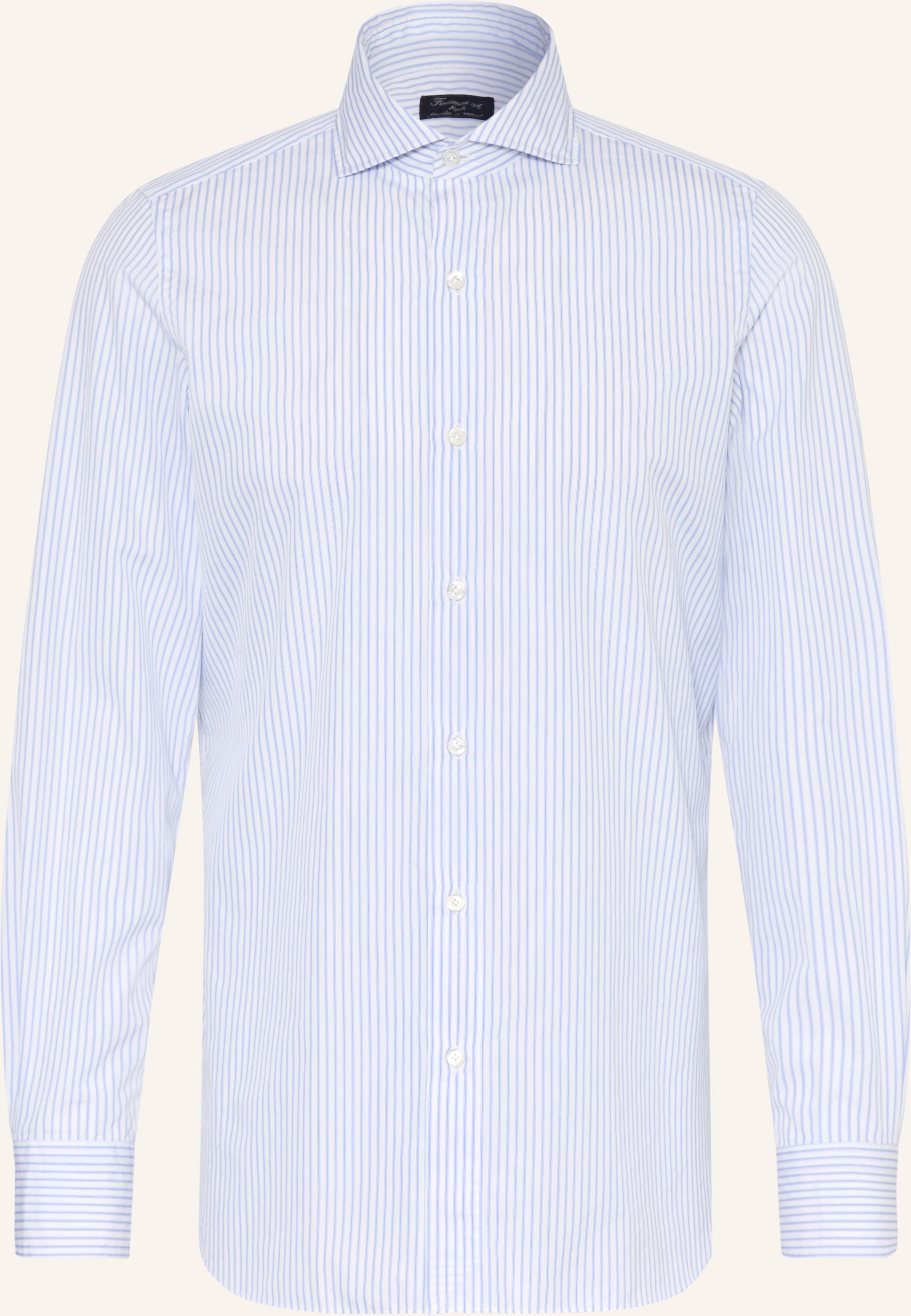 Finamore 1925 Hemd Napoli Eduardo Regular Fit weiss