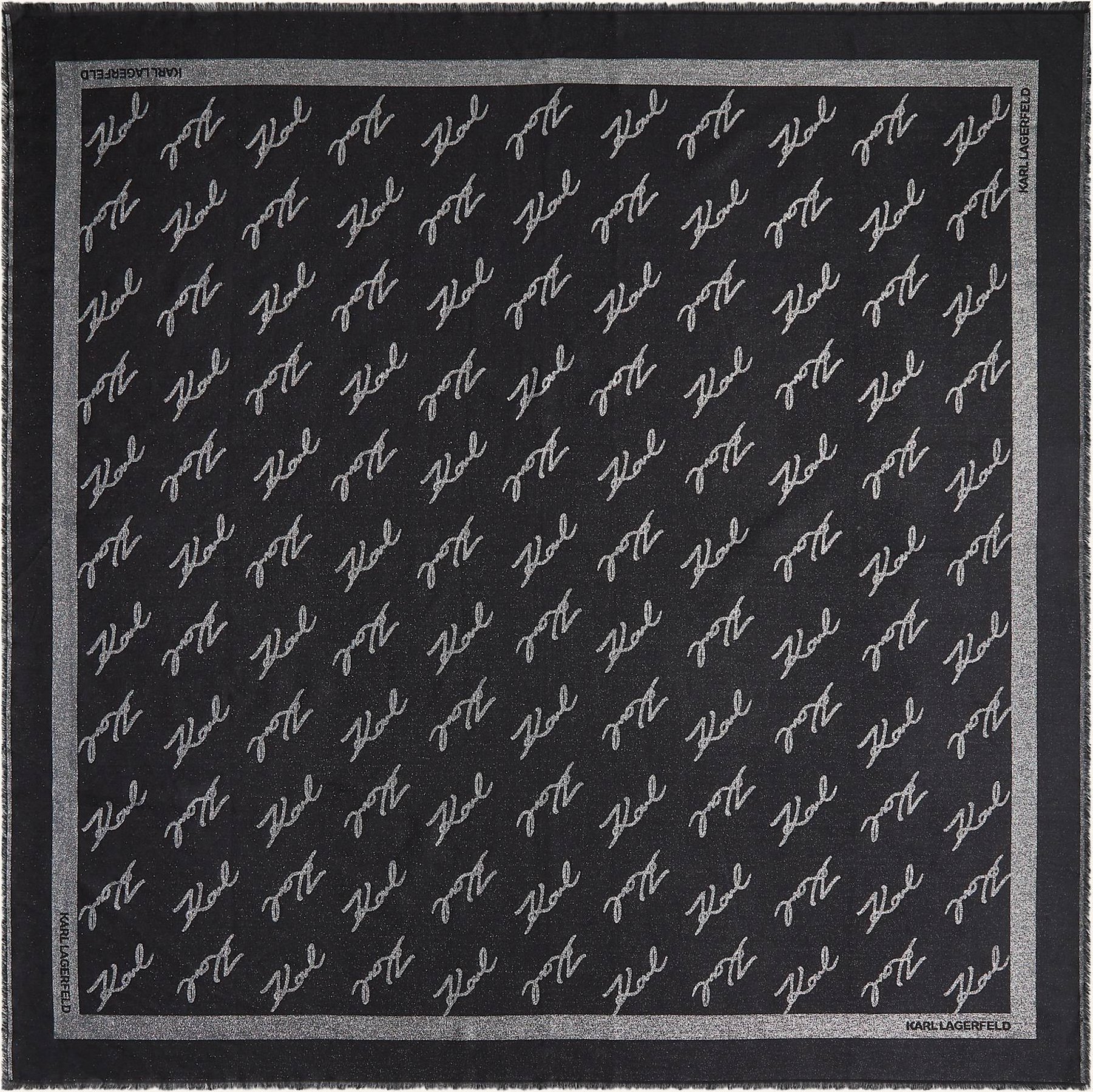 Karl Lagerfeld Schal schwarz