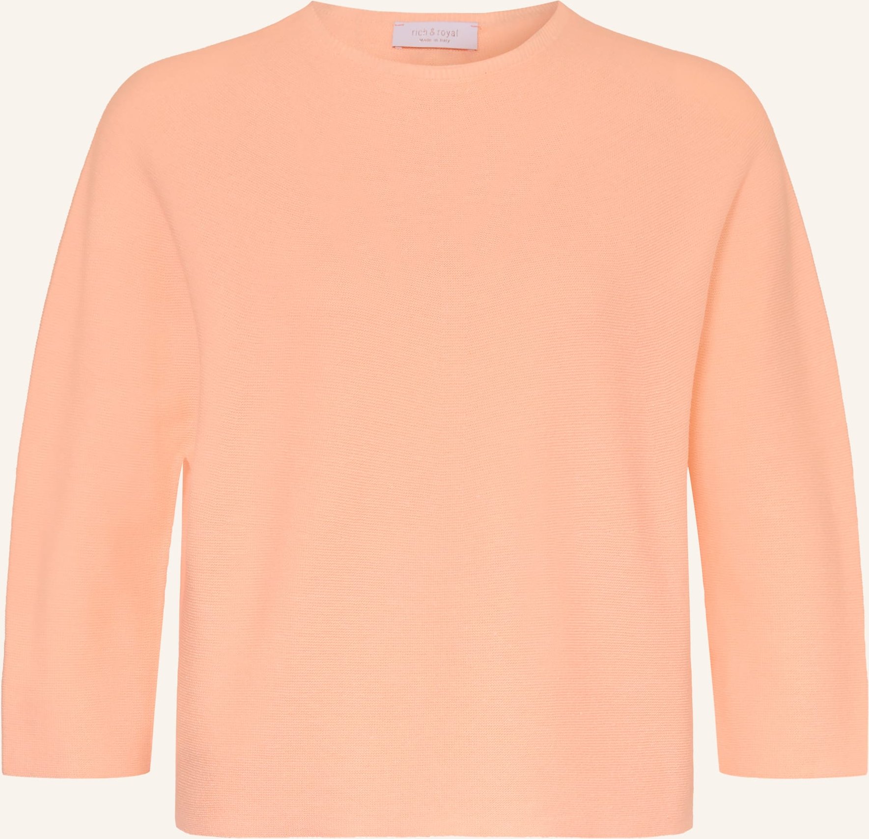 Rich & Royal Pullover Mit 3/4-Arm orange