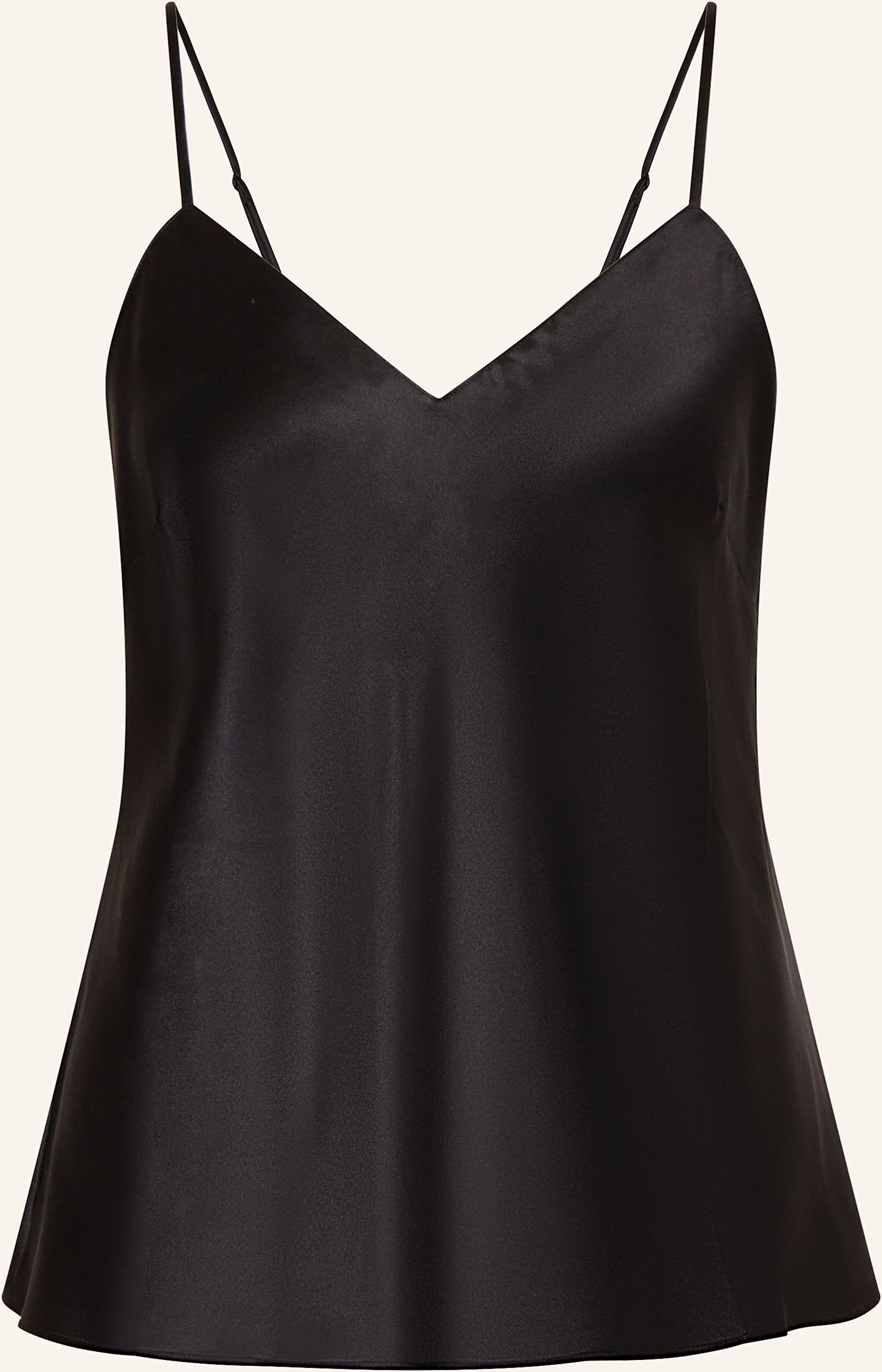 Simone Pérèle Schlaftop Love Me Aus Seide schwarz