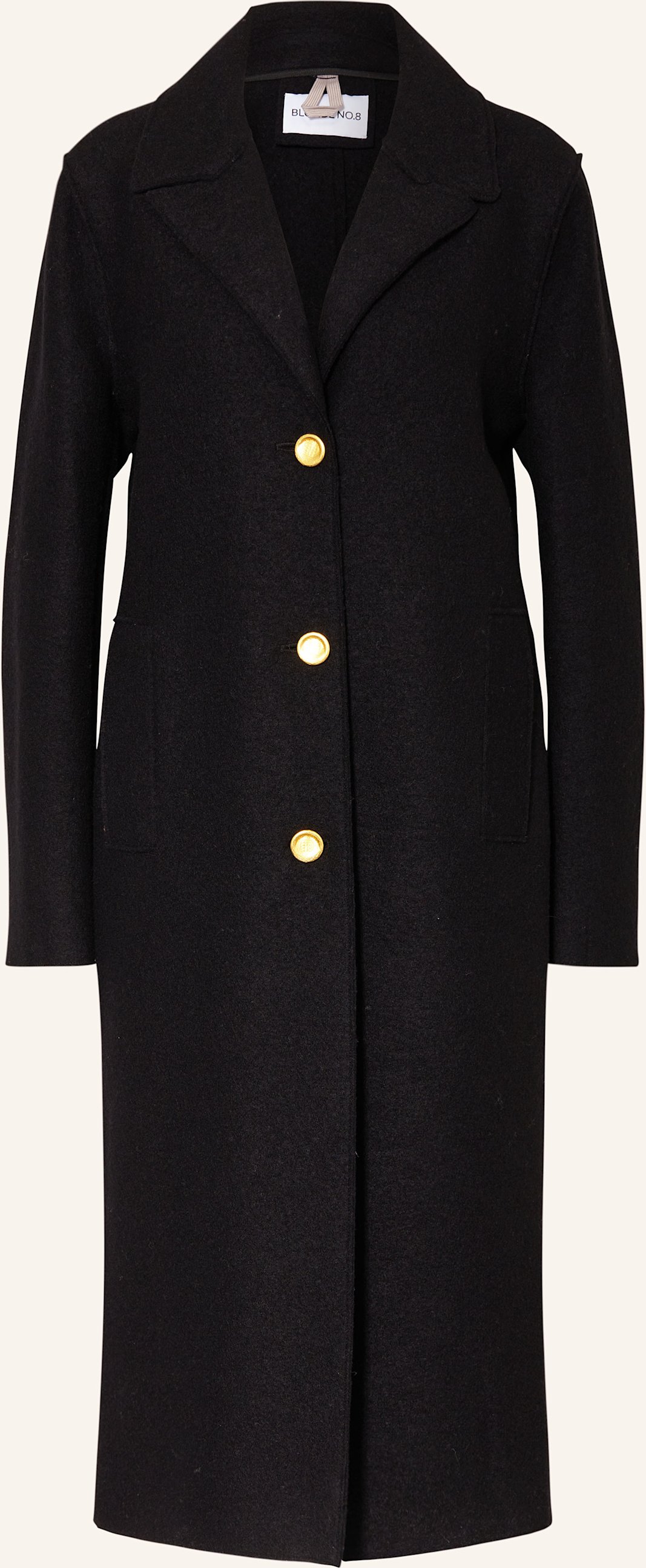 Blonde No.8 Wollmantel Juliette schwarz