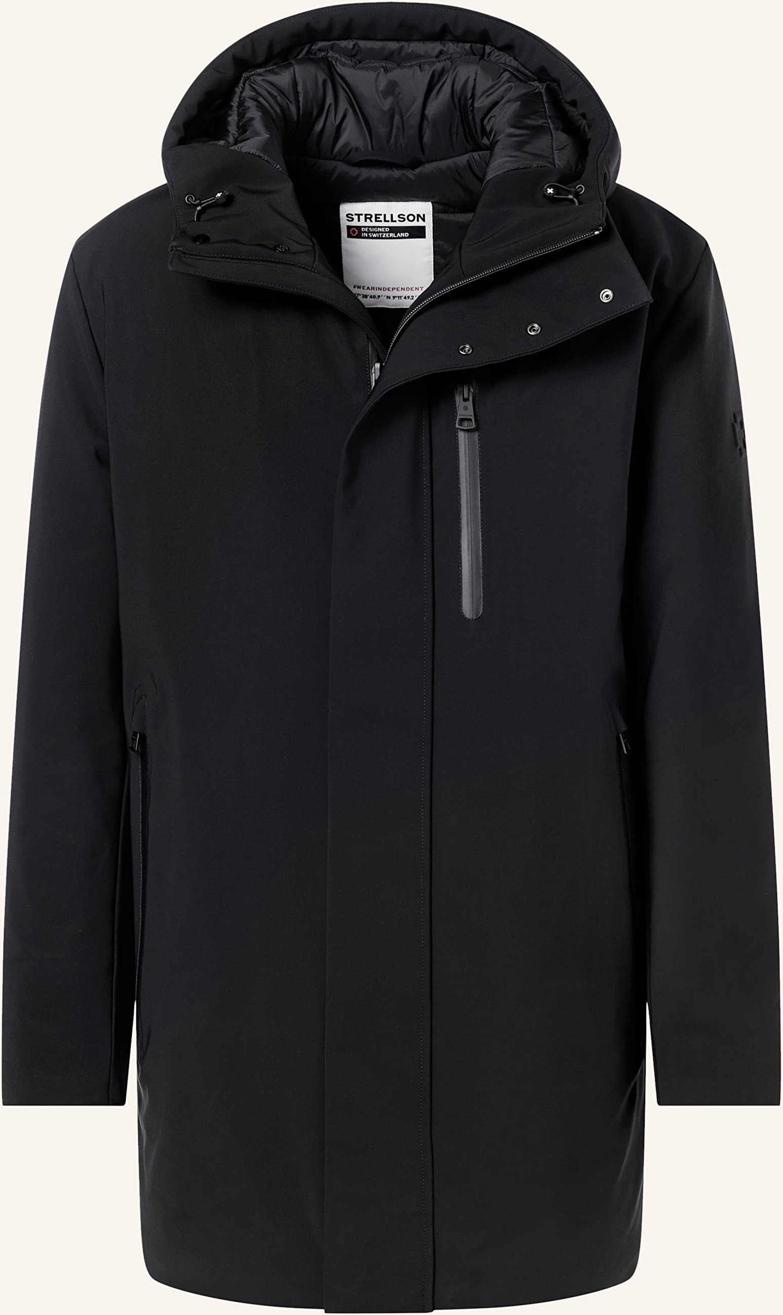 Strellson Parka Flex Cross schwarz