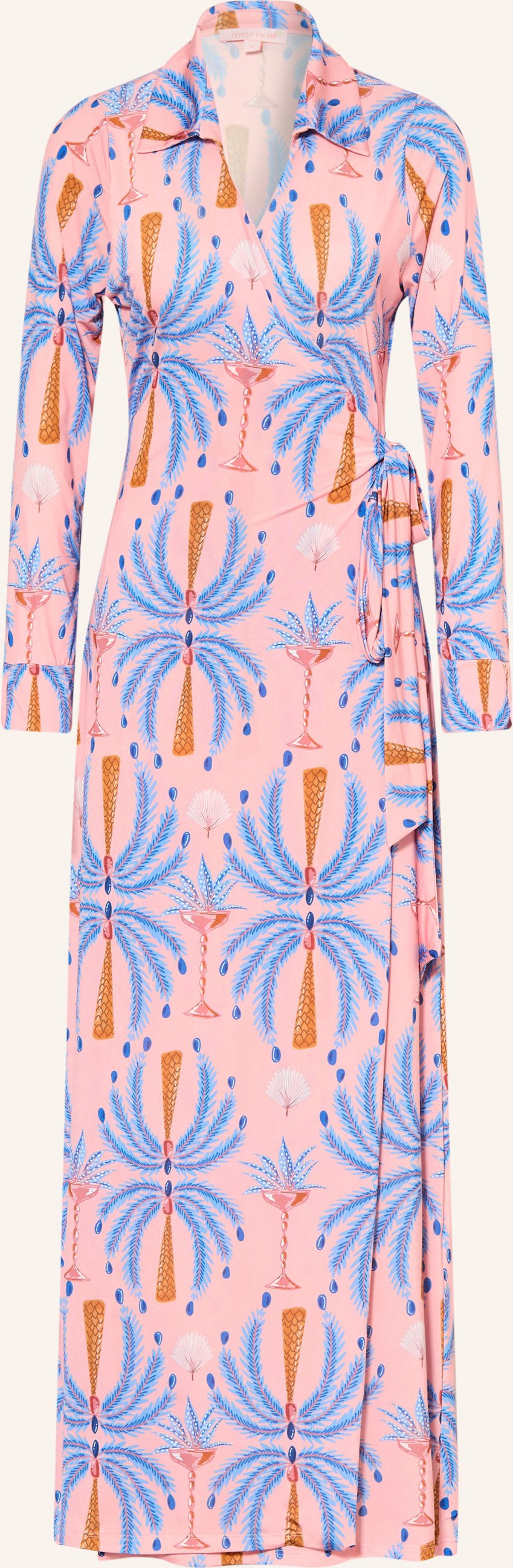 Marivie Wickelkleid Elegant! rosa