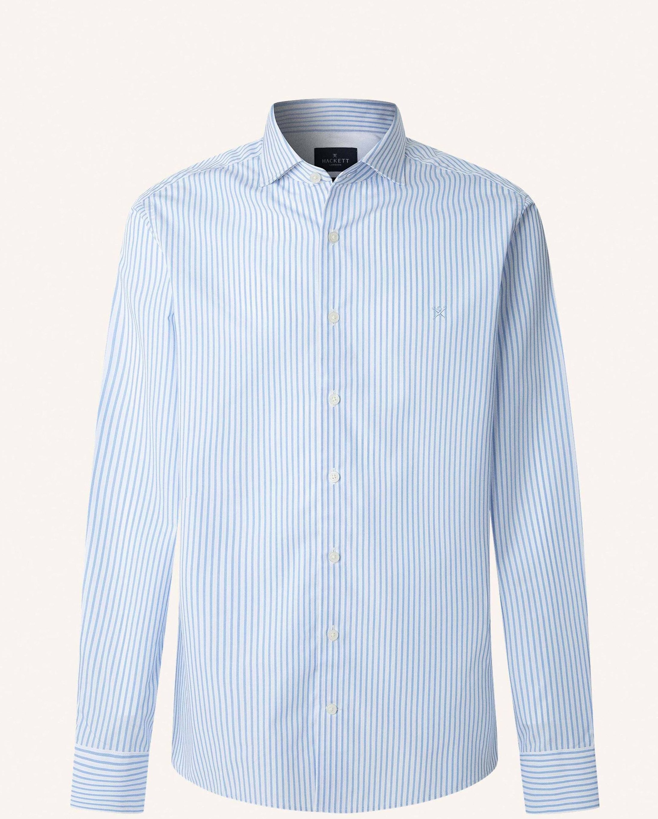 Thumbnail - Hackett London Freizeithemd City Bengal Stripe blau