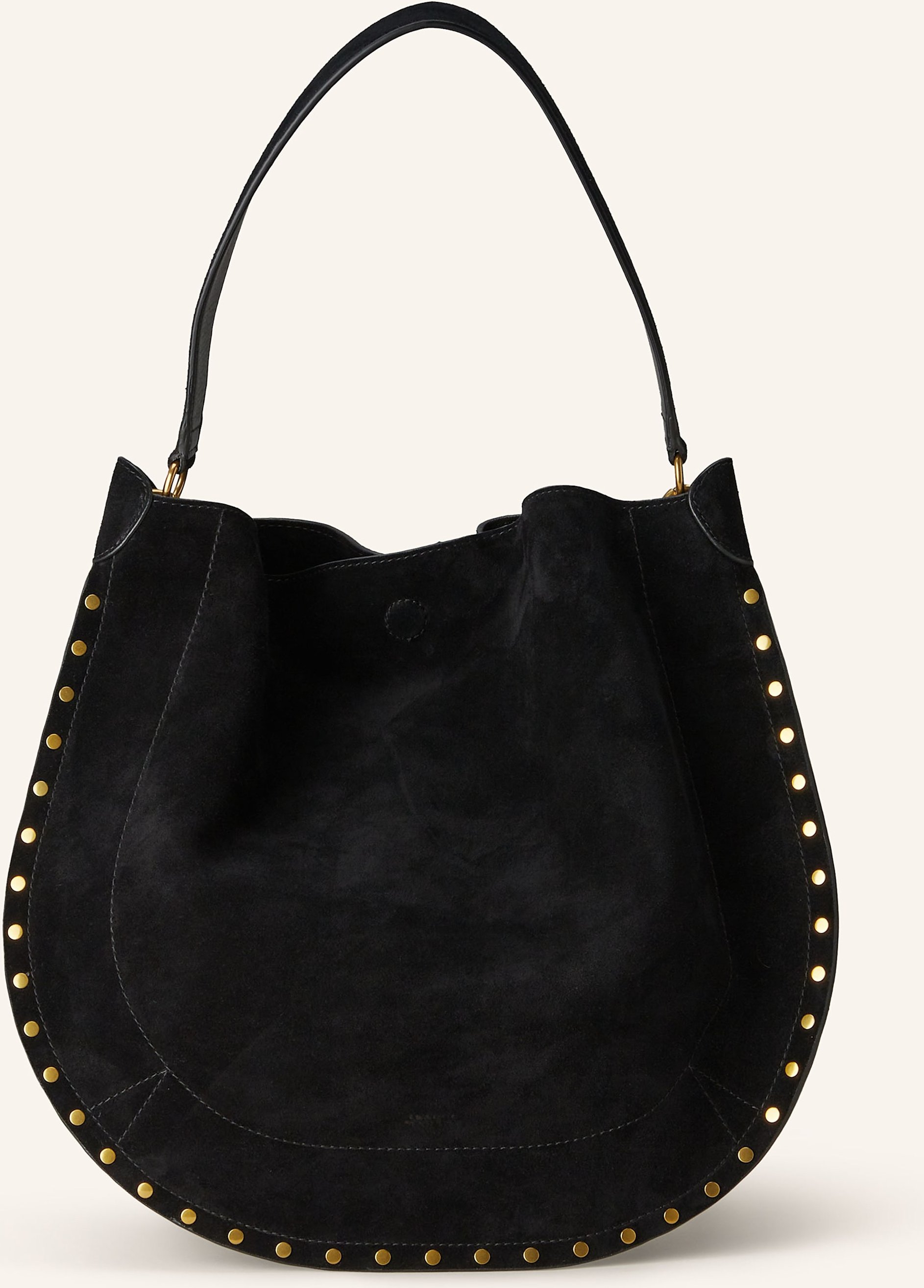 Isabel Marant Shopper Oskan Mit Pouch Und Nieten schwarz