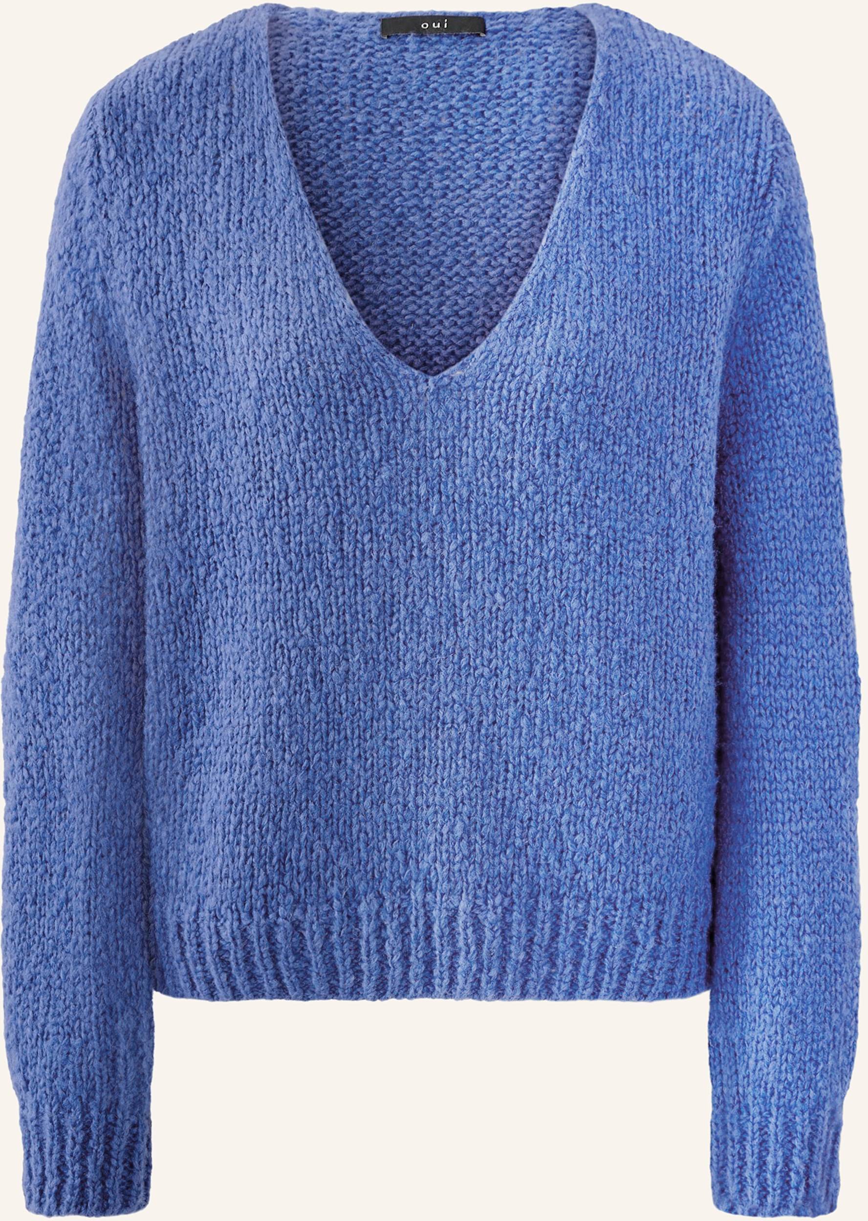 Oui Pullover blau