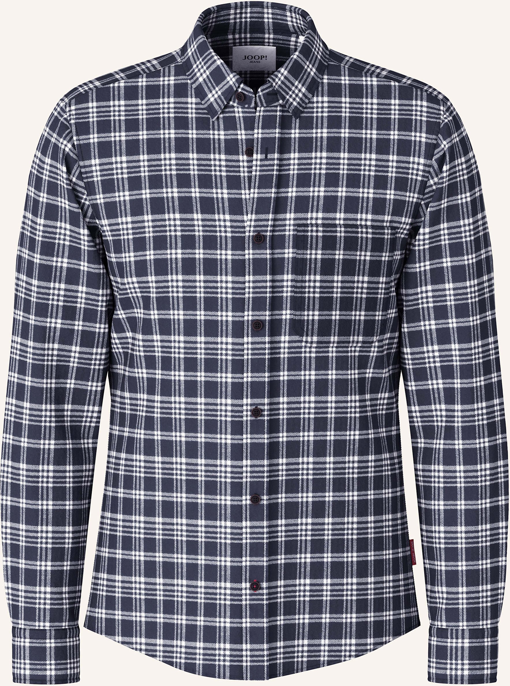 Joop! Jeans Flanellhemd Hajo Slim Fit blau