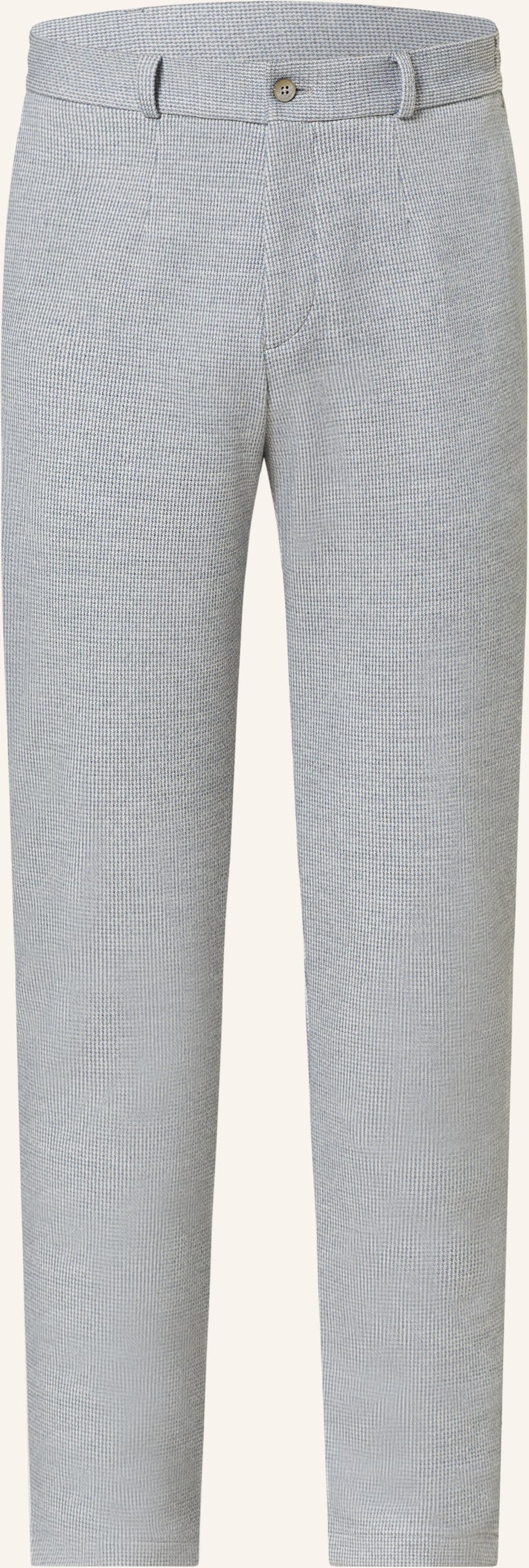 Paul Anzughose Slim Fit Aus Jersey blau