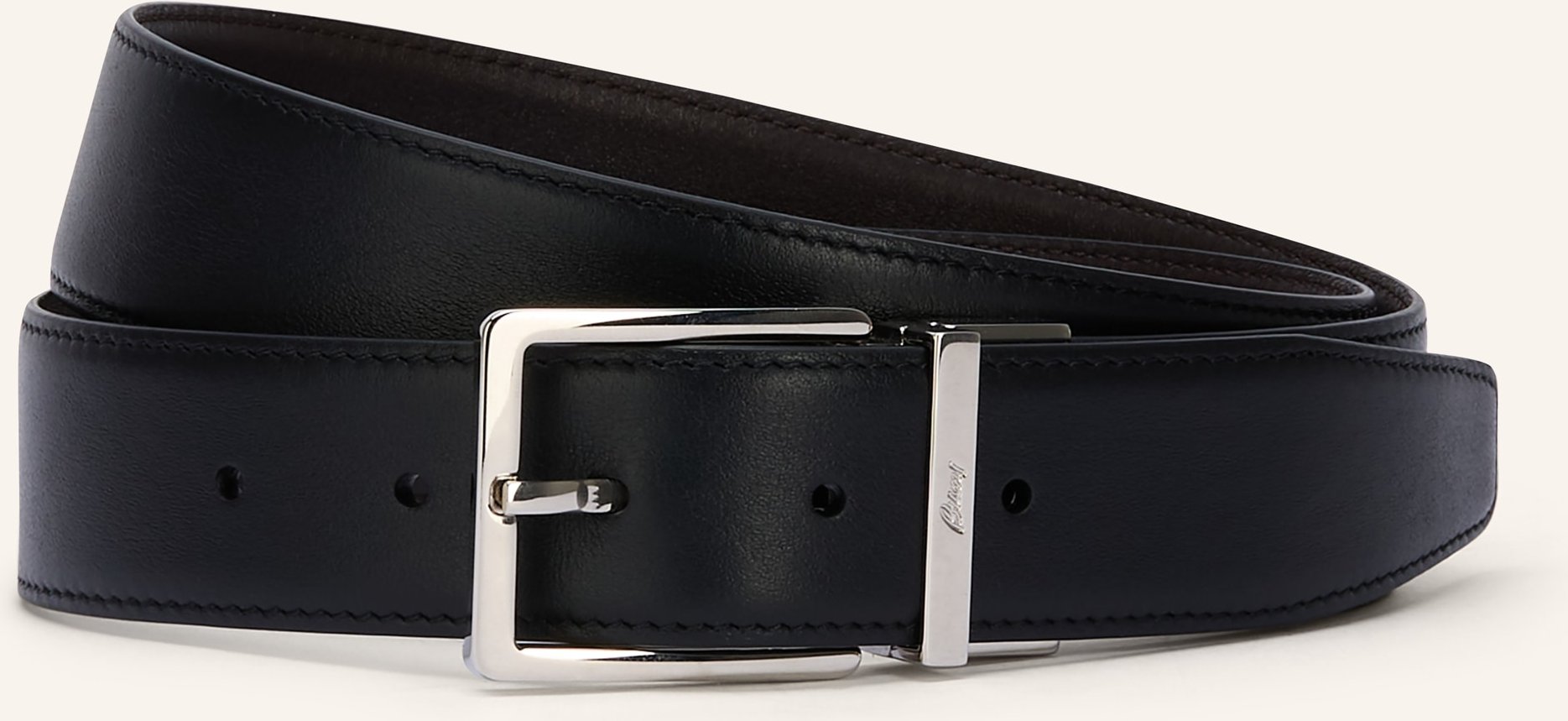 Brioni Ledergürtel schwarz