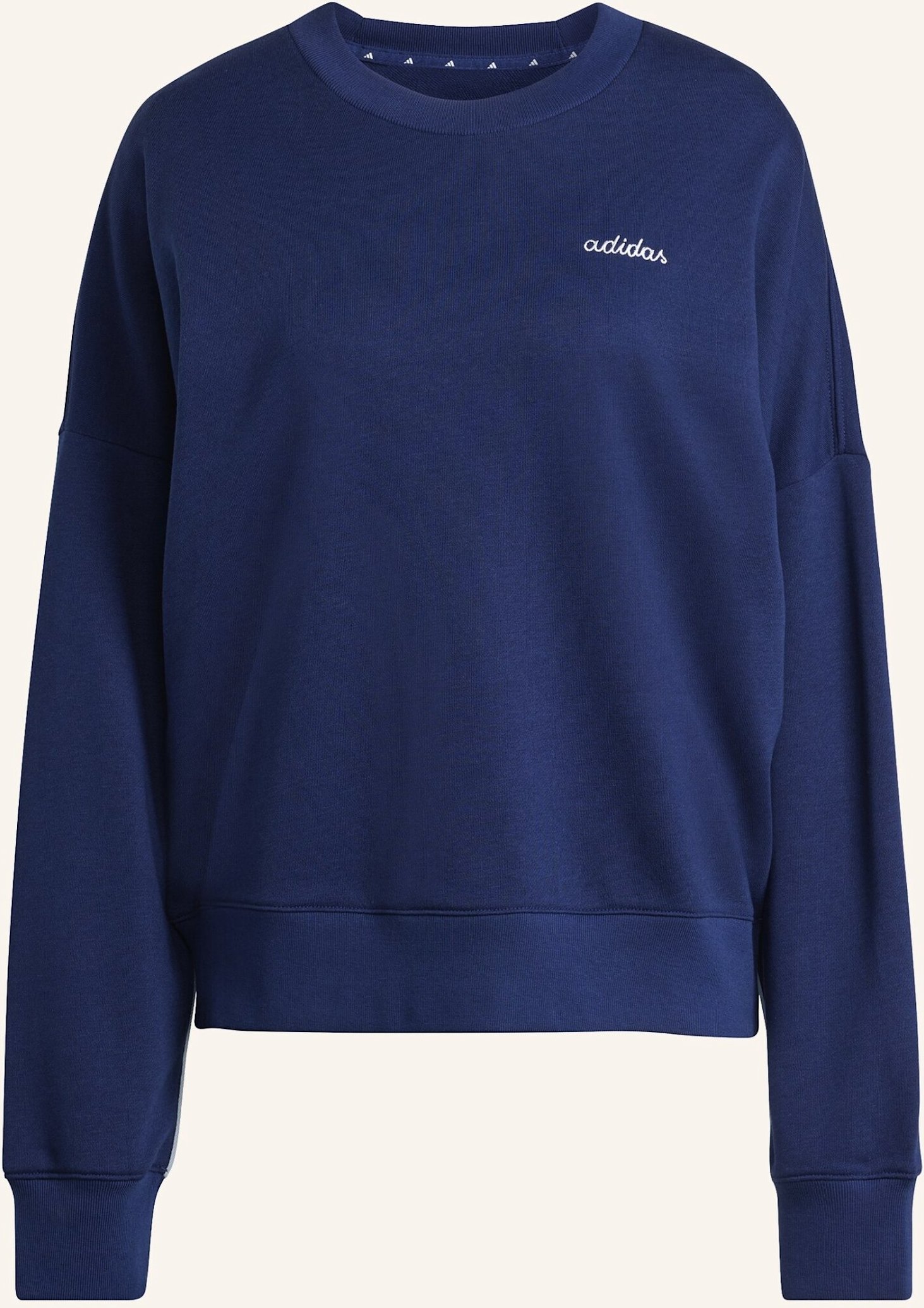 Adidas Seasonal Essentials Colorpop Sweatshirt Mit Aufgestickter Grafik blau