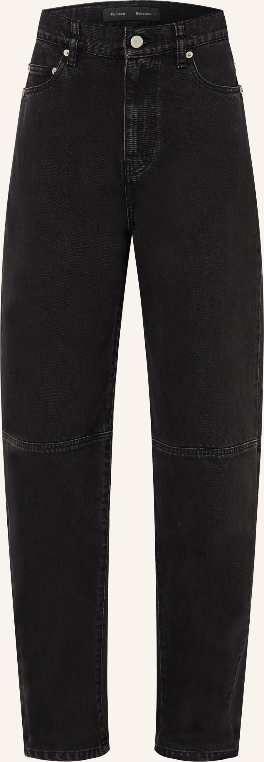Proenza Schouler Barrel Jeans Fontana schwarz