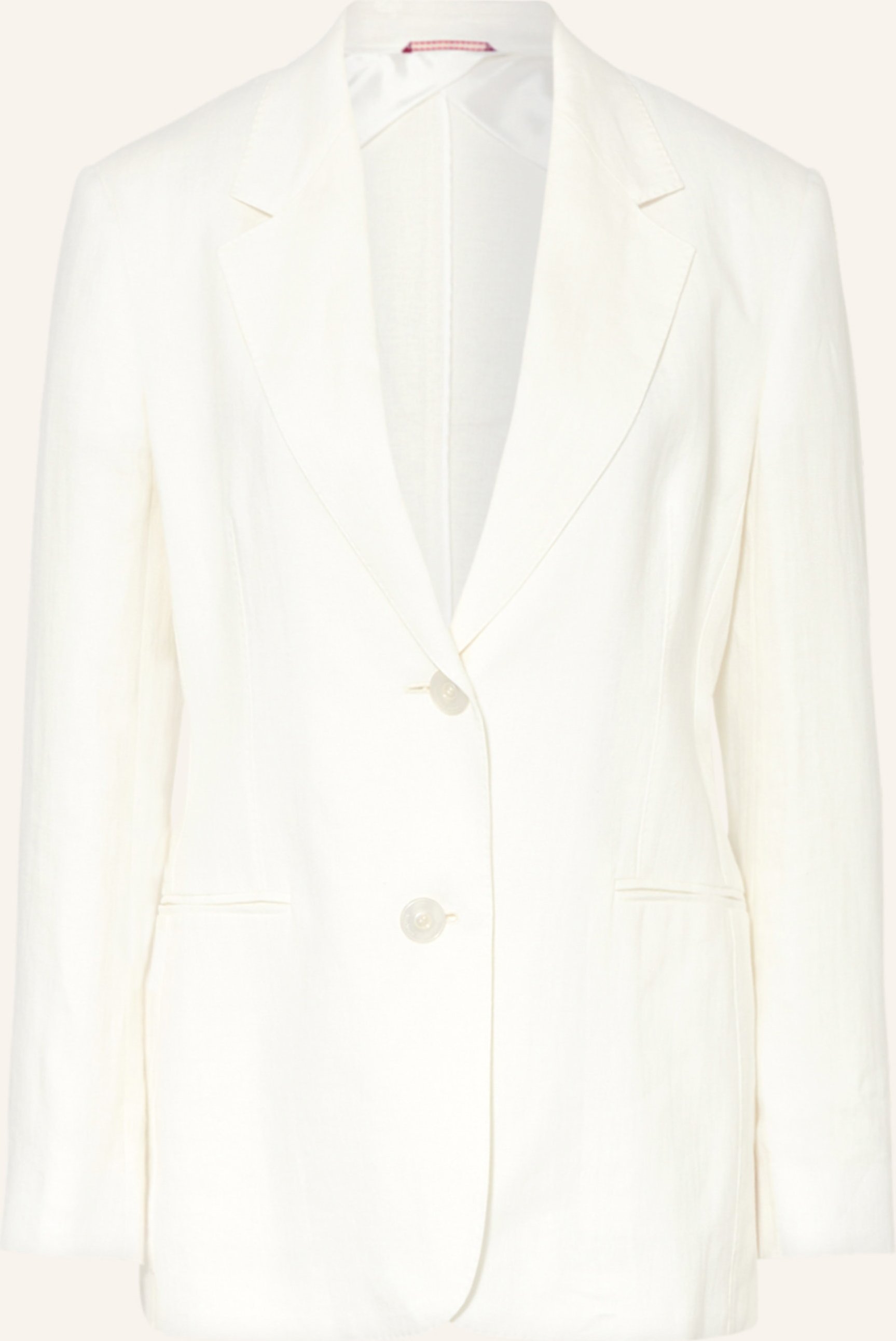 Thumbnail - Max Mara Studio Leinenblazer Vandea weiss