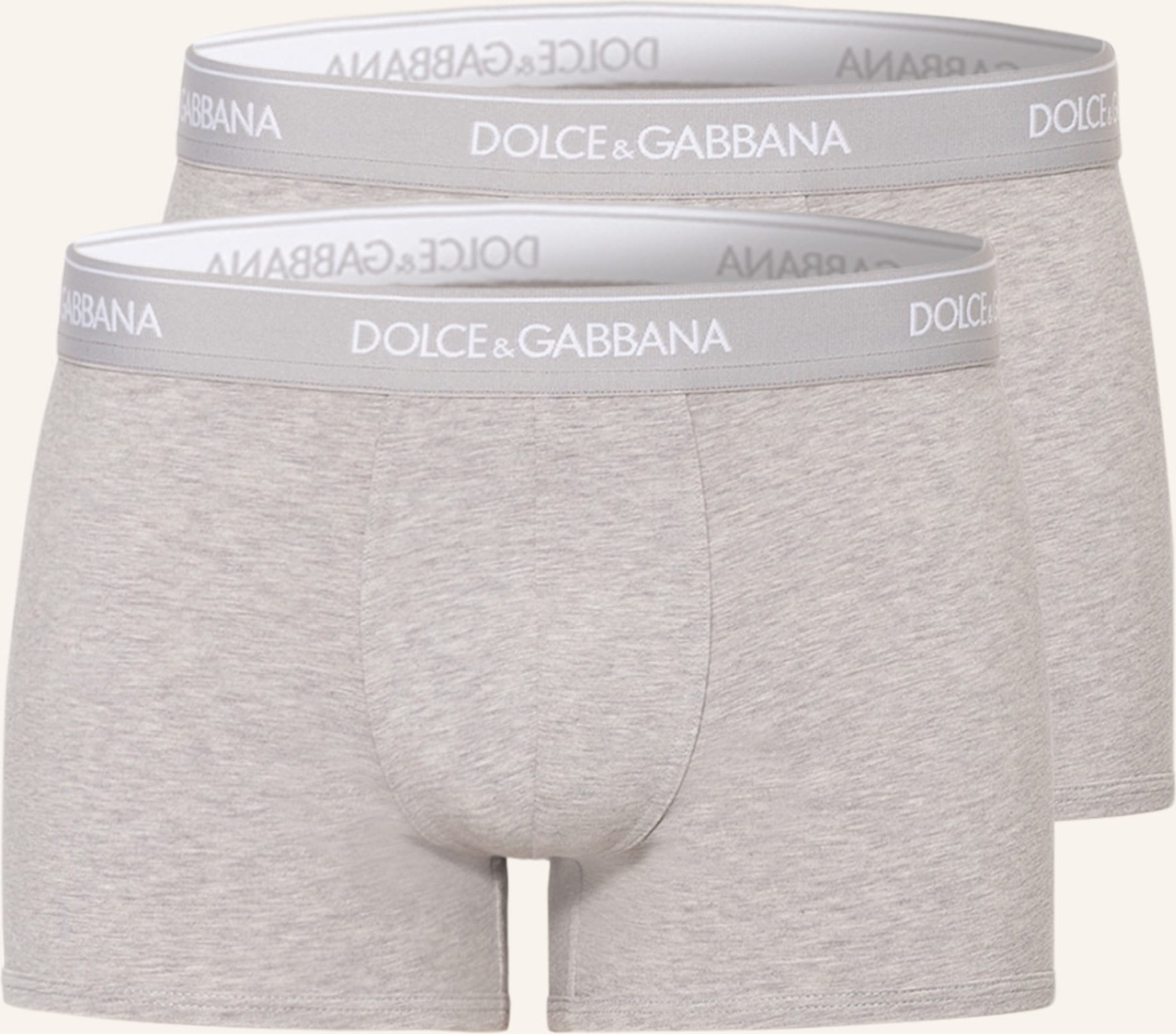 Dolce & Gabbana 2er-Pack Boxershorts grau