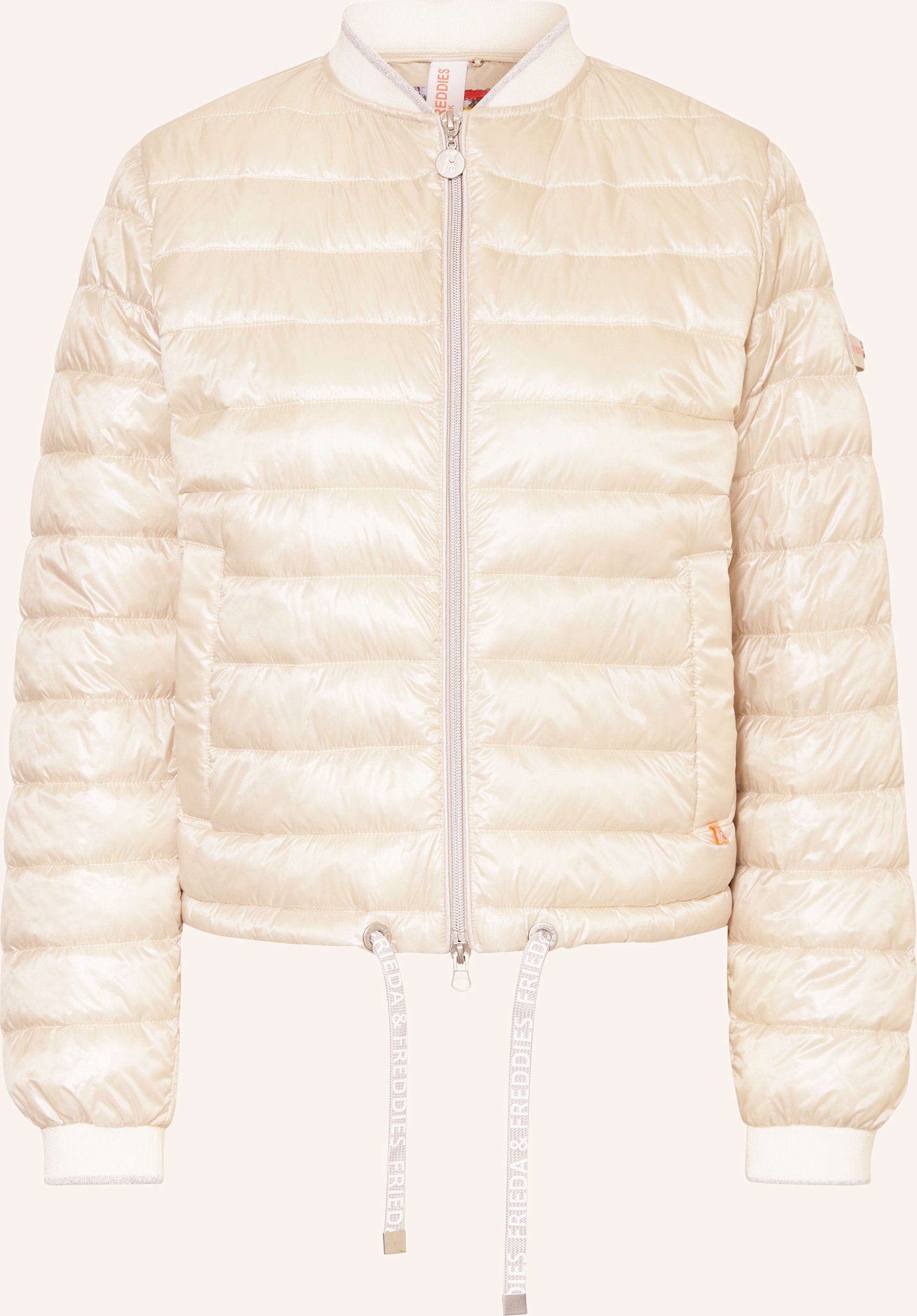 Thumbnail - Frieda & Freddies Blouson Keira Mit Glitzergarn beige