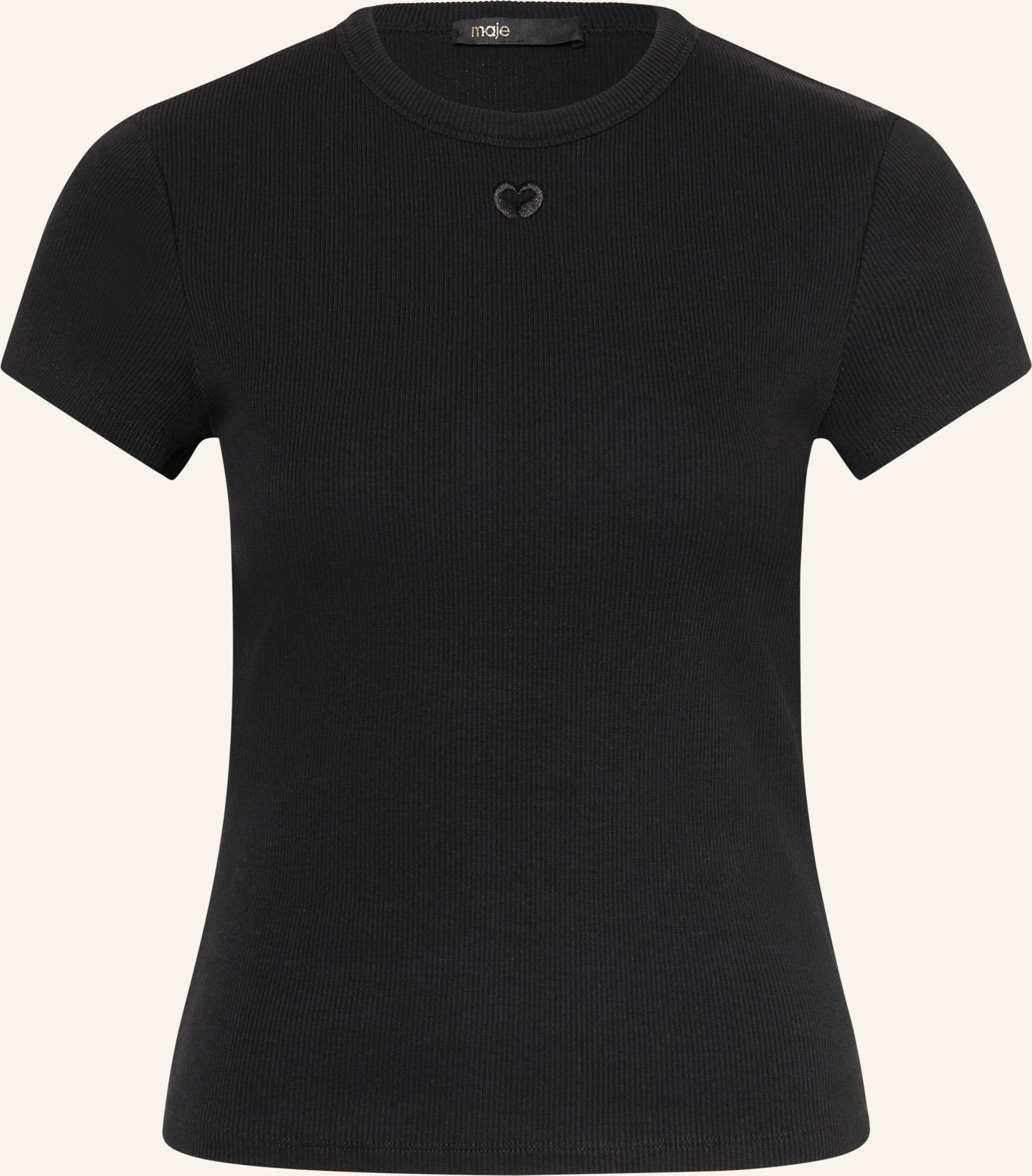 Maje T-Shirt schwarz