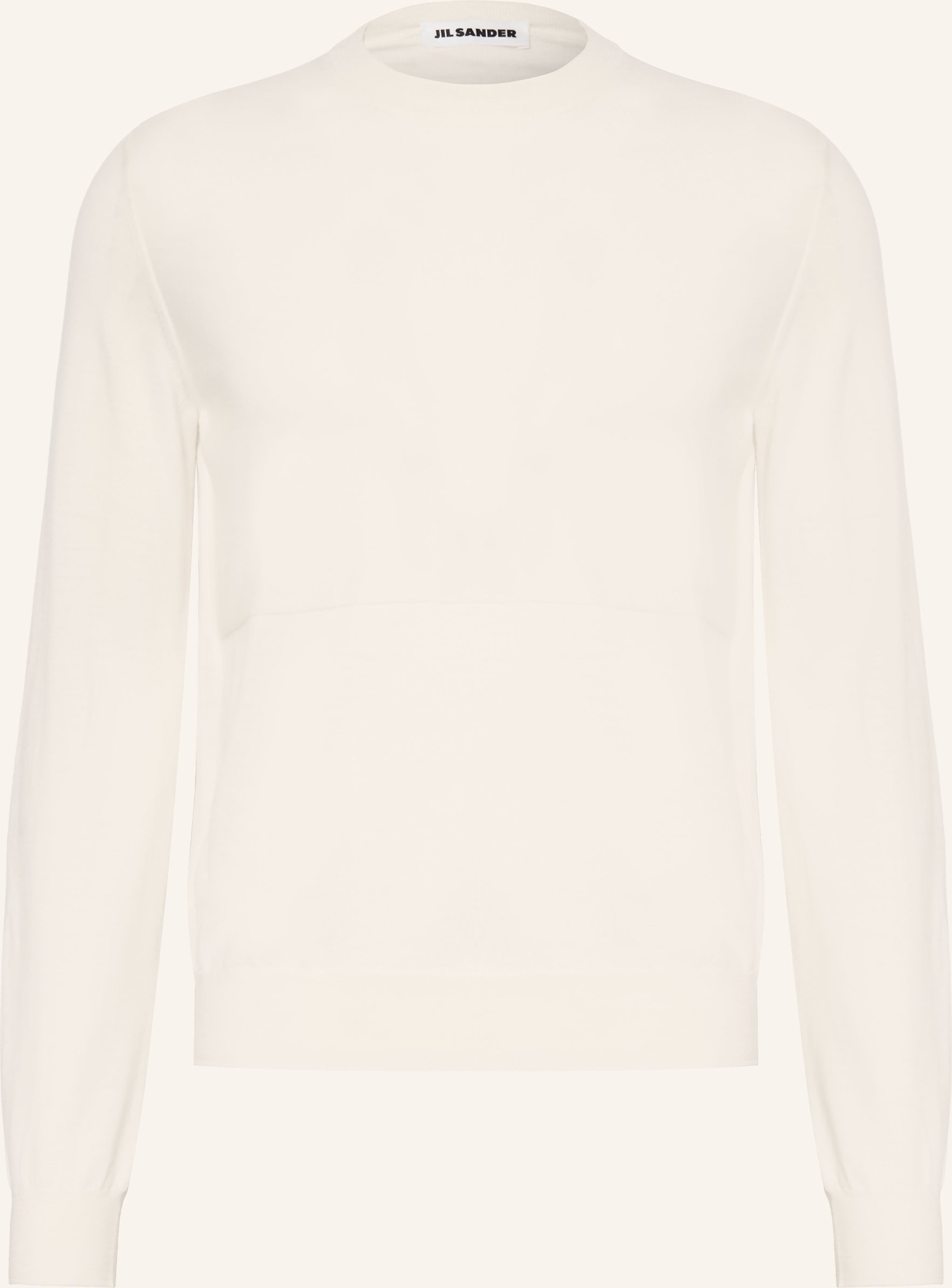 Jil Sander Pullover Aus Merinowolle weiss