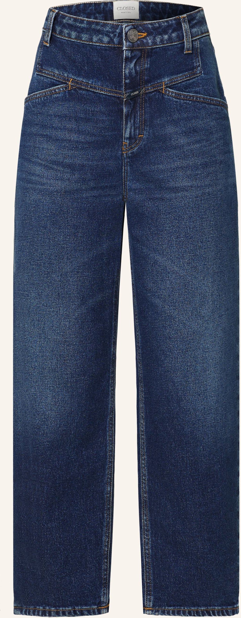Closed Cropped Jeans Stover-X blau