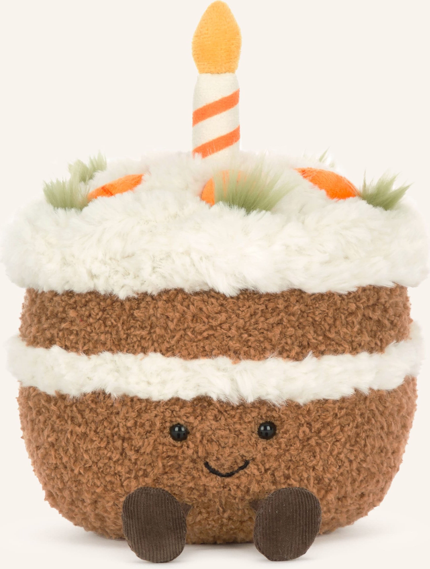 Jellycat Plüsch-Spielzeug Amuseables Carrot Cake braun