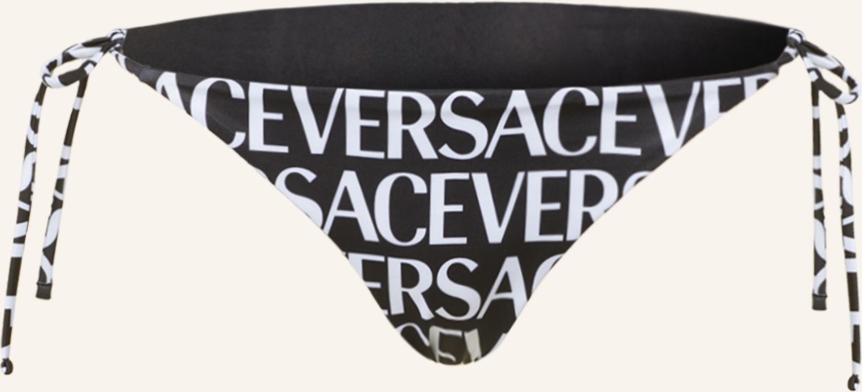 Versace Triangel-Bikini-Hose schwarz