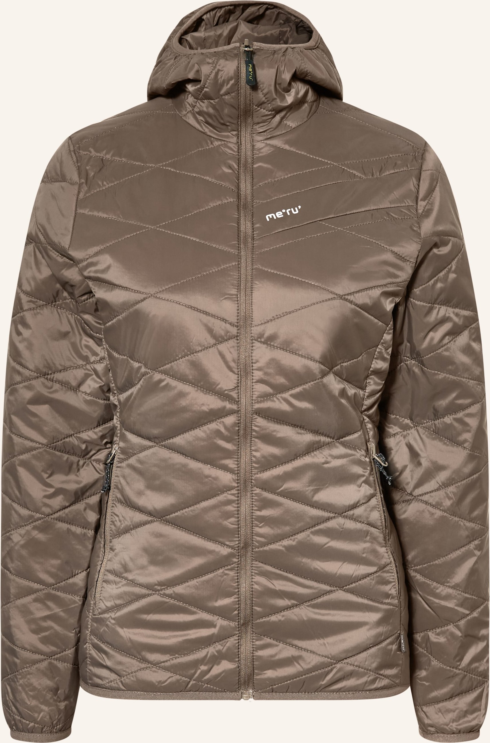 Me°Ru' Steppjacke Ithari Zum Wenden braun