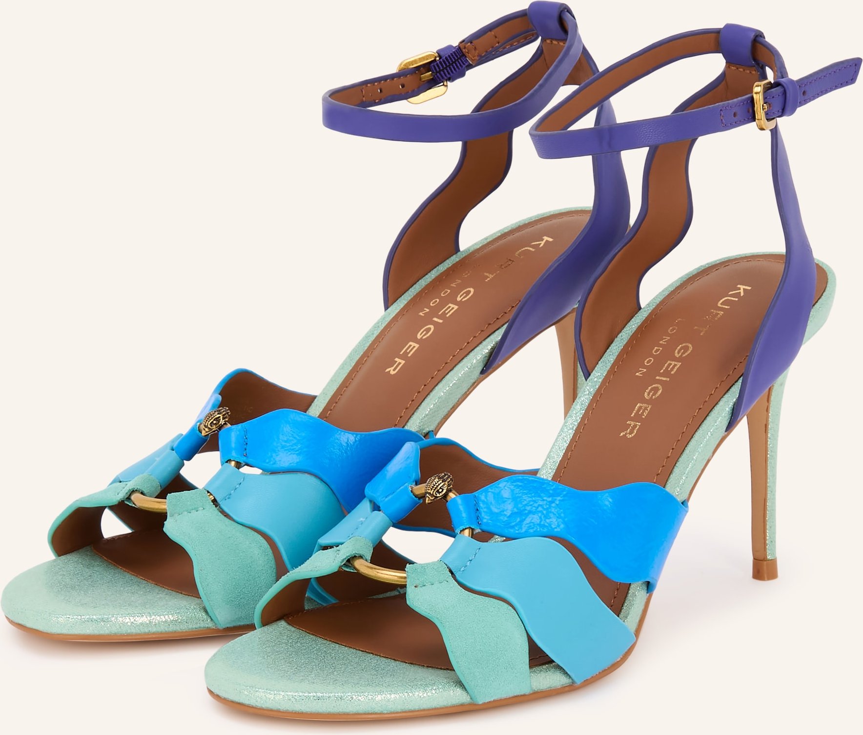 Kurt Geiger Sandaletten Sun Wave blau
