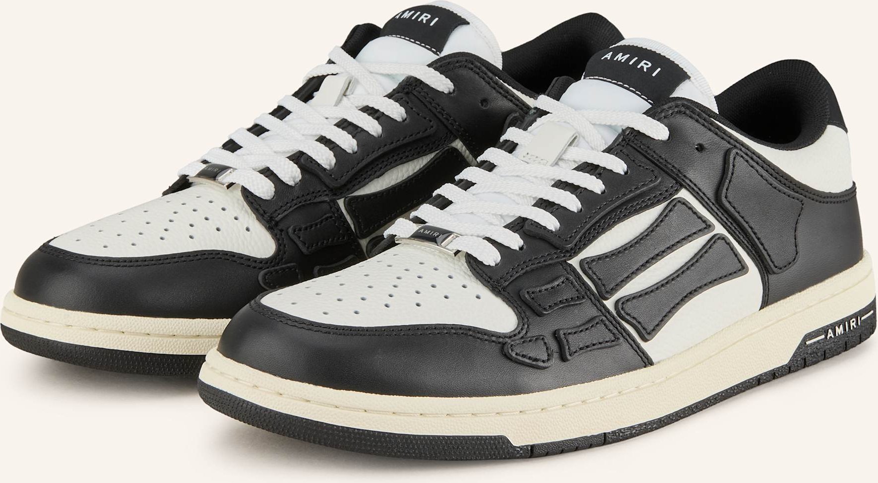 Thumbnail - Amiri Sneaker Skeleton Low schwarz