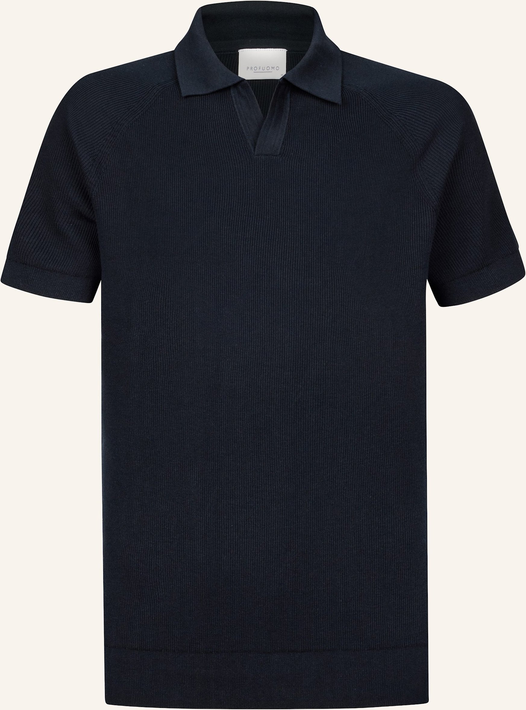 Profuomo Polo Kurzarm blau