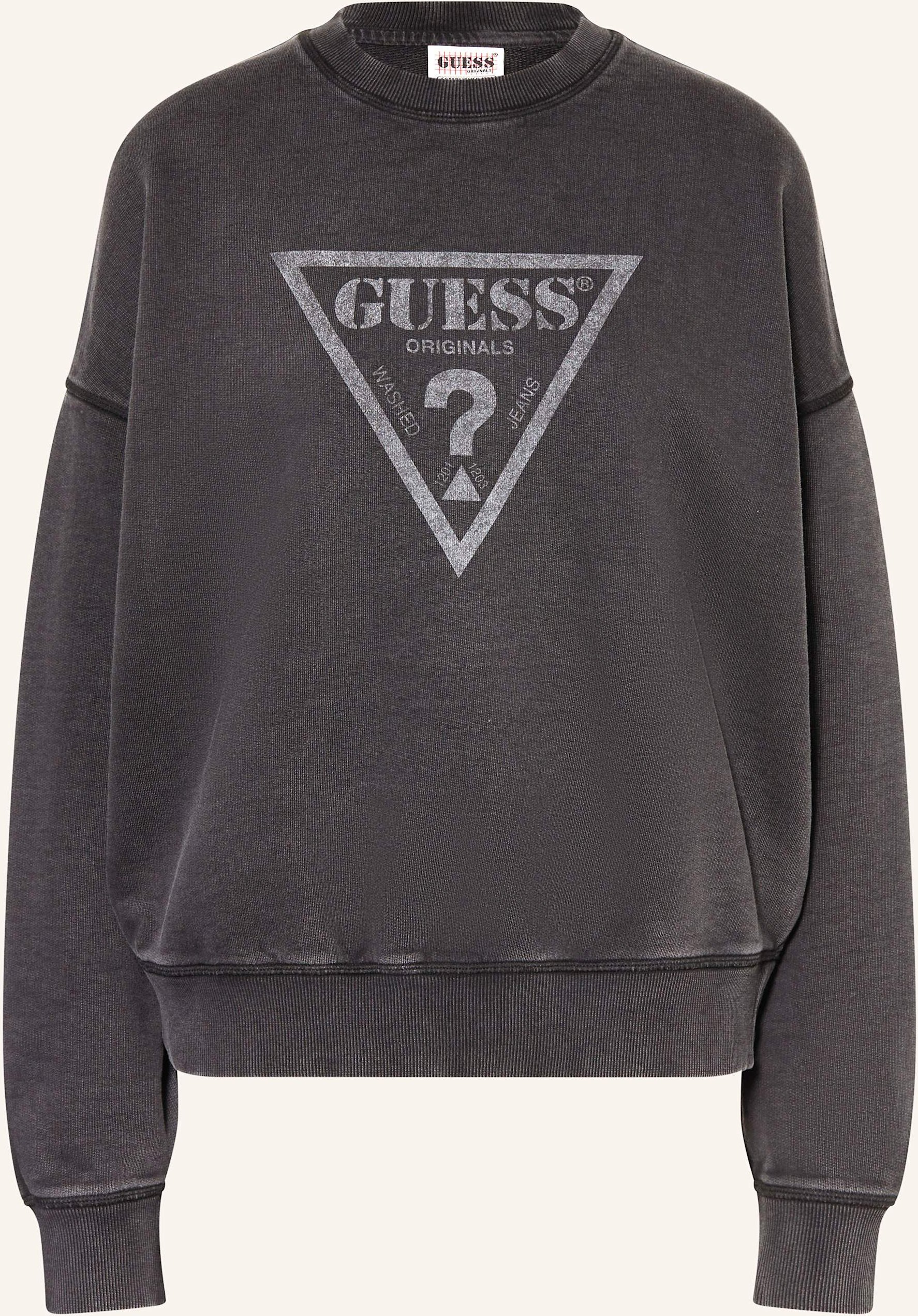 Guess Jeans Sweatshirt schwarz