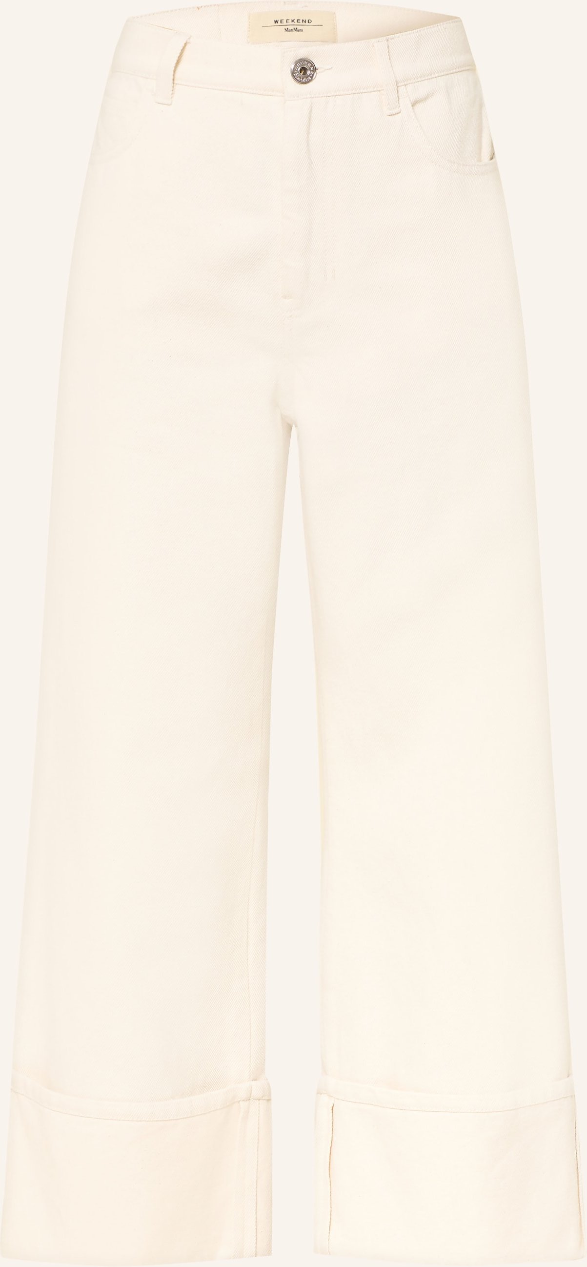 Weekend Max Mara Jeans-Culotte Gesto weiss