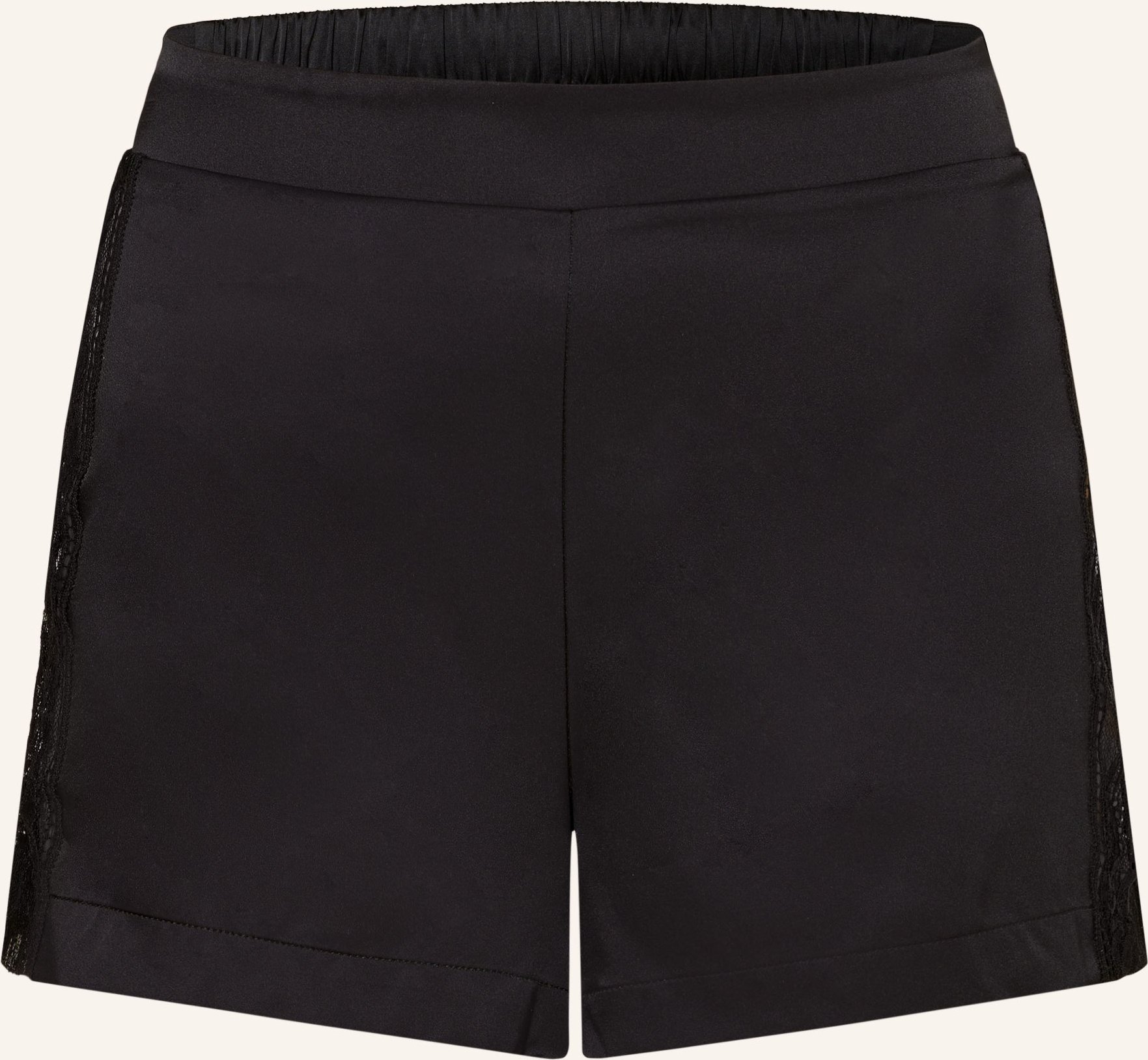 Aubade Schlafshorts Midnight Whisper Aus Seide schwarz