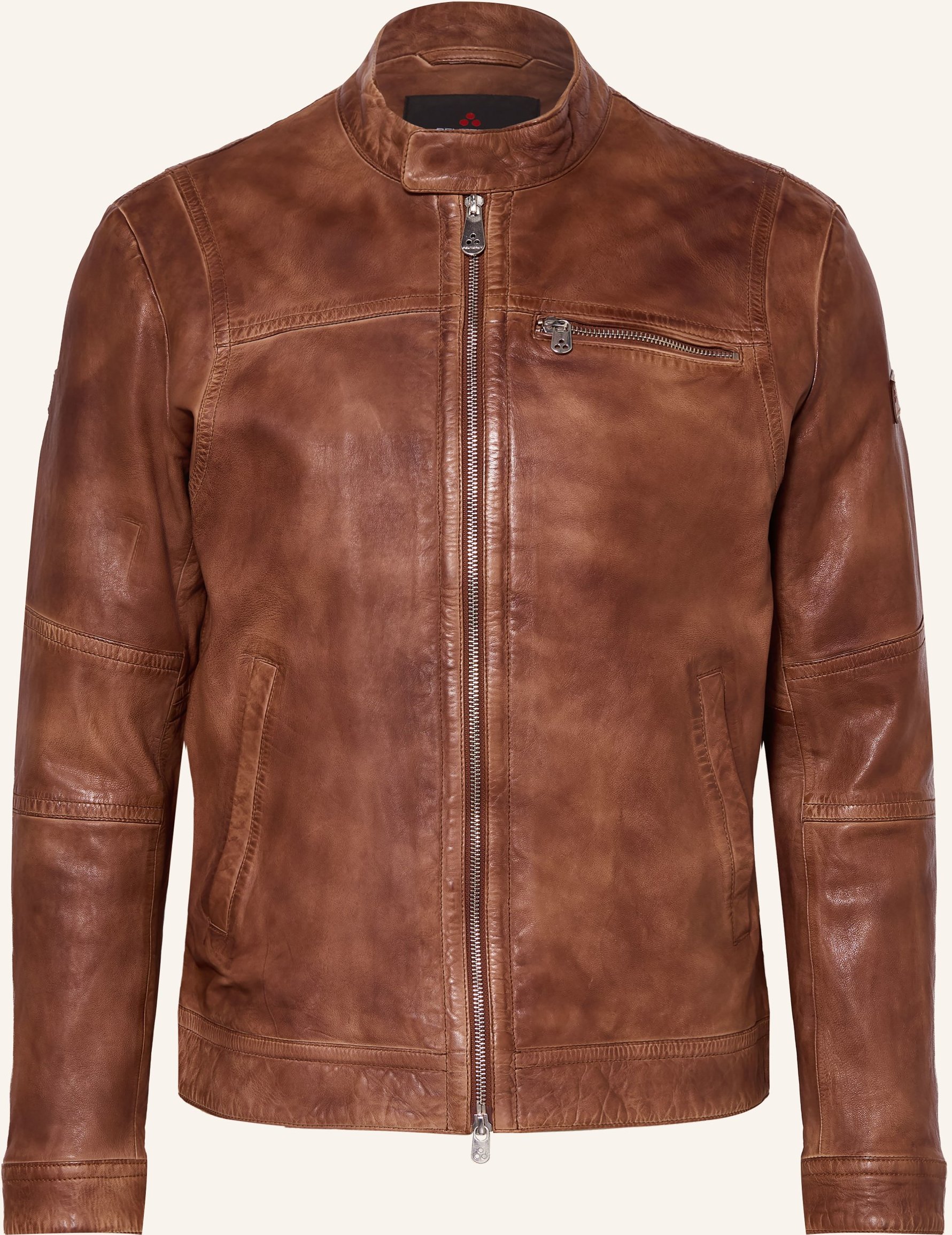 Peuterey Lederjacke Saguaro braun