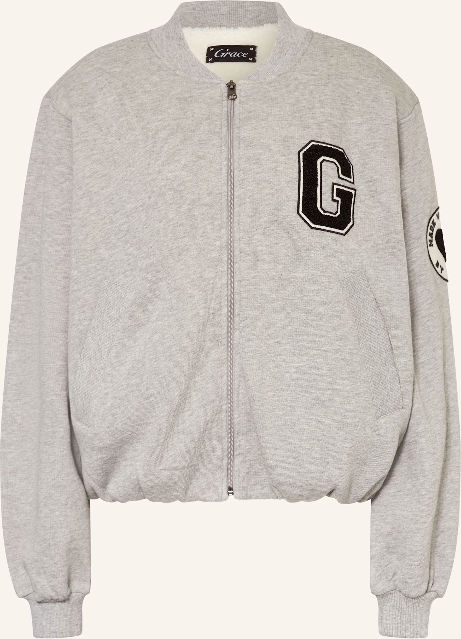 Thumbnail - Grace Sweatjacke grau