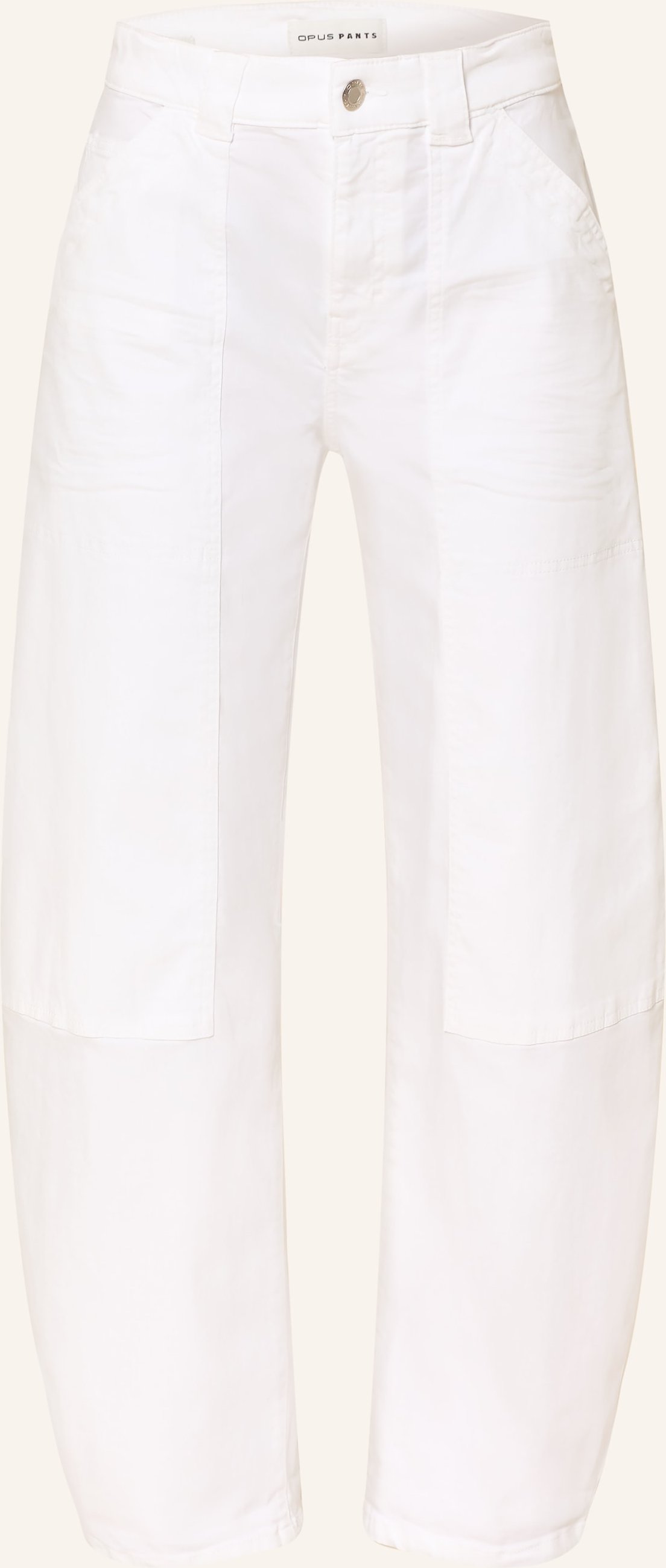 Opus Pants Barrel Jeans Mari Sharp weiss