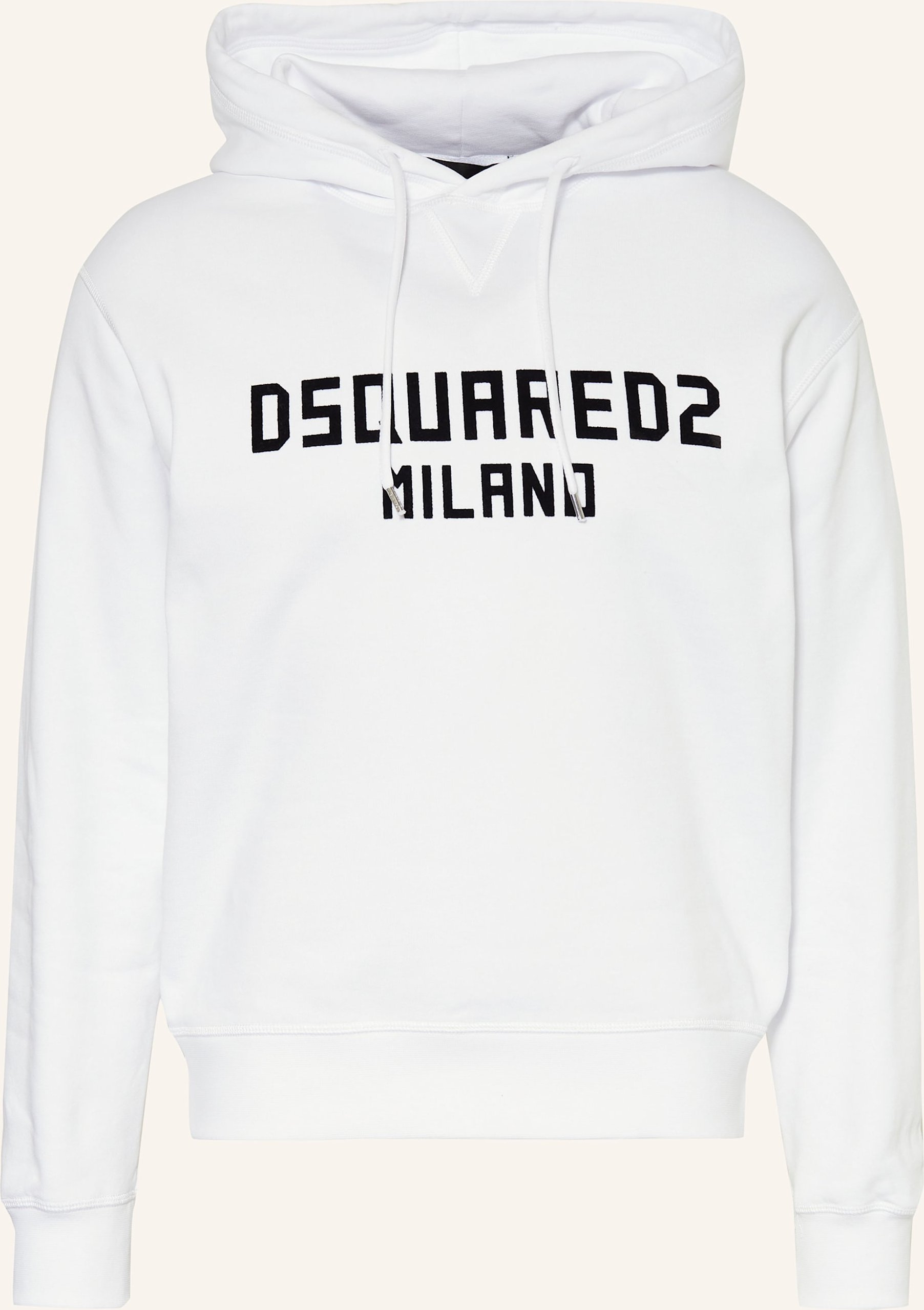 dsquared2 Hoodie Cool Fit weiss