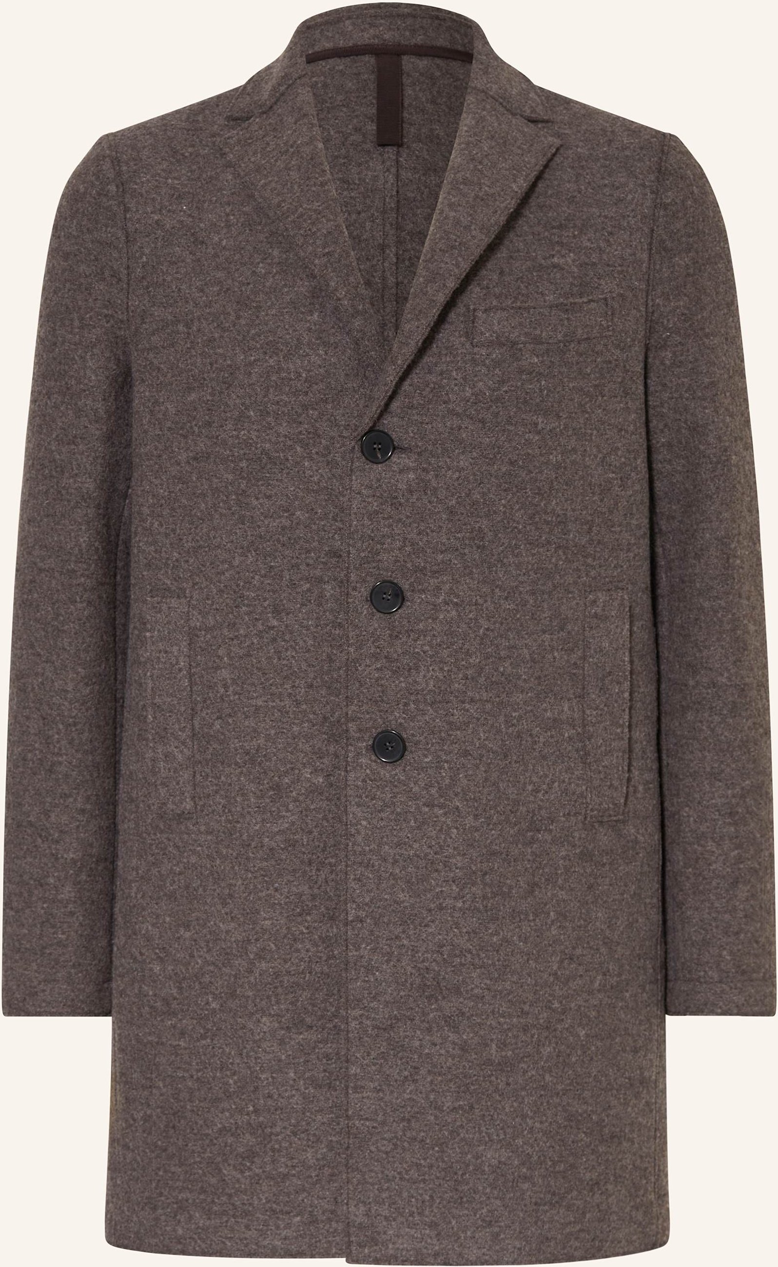 Harris Wharf London Wollmantel braun