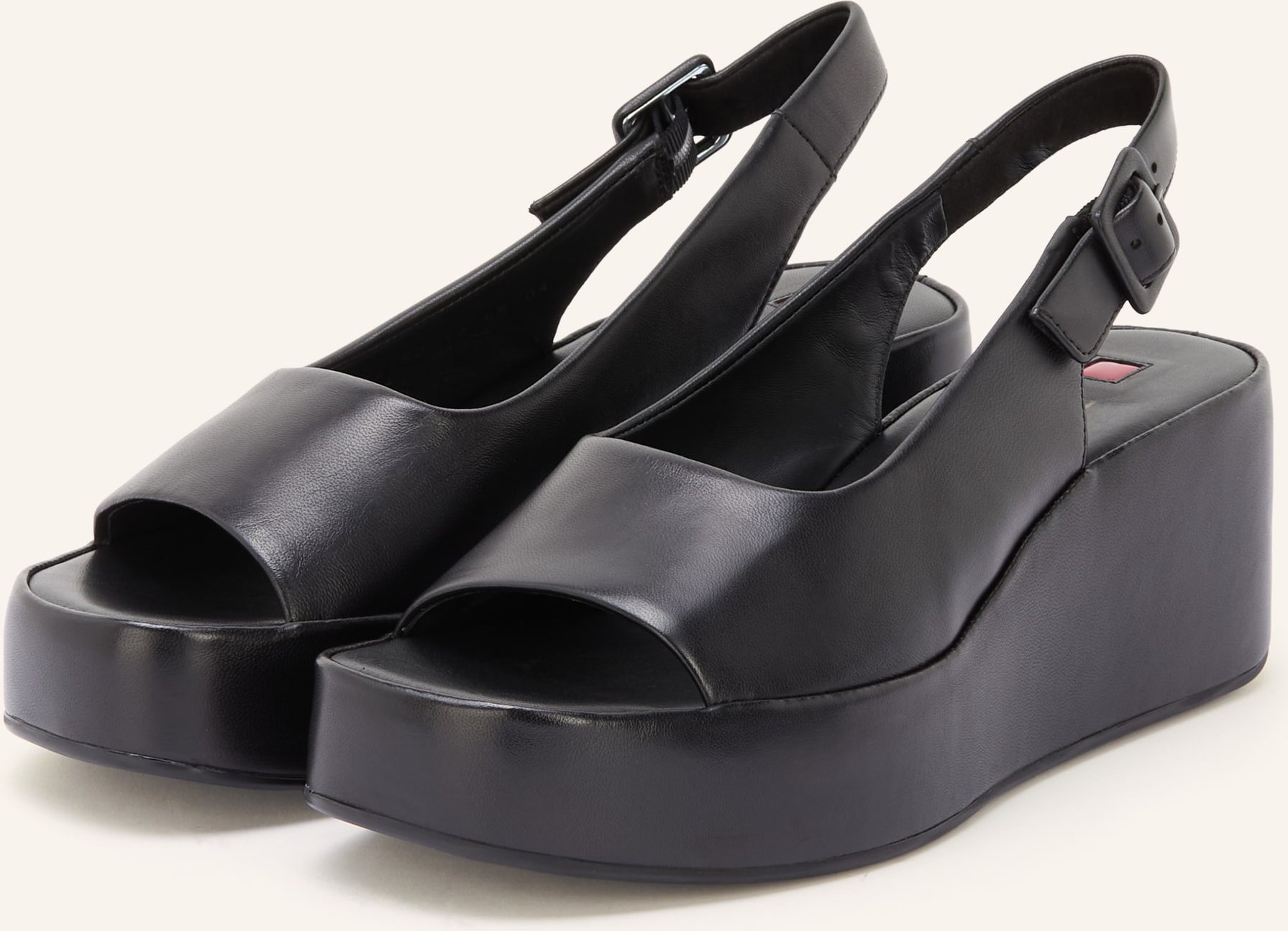 Högl Plateau-Sandalen schwarz