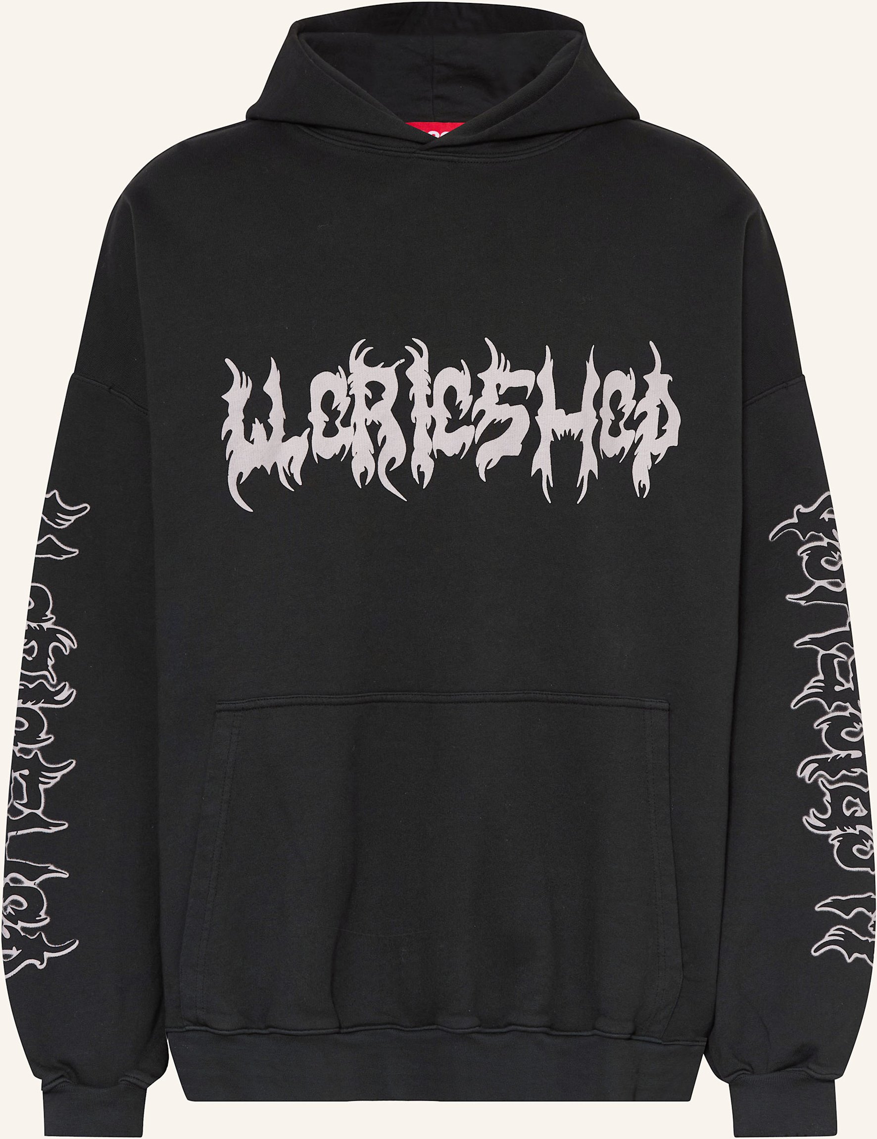 032c Oversized-Hoodie Faithless schwarz