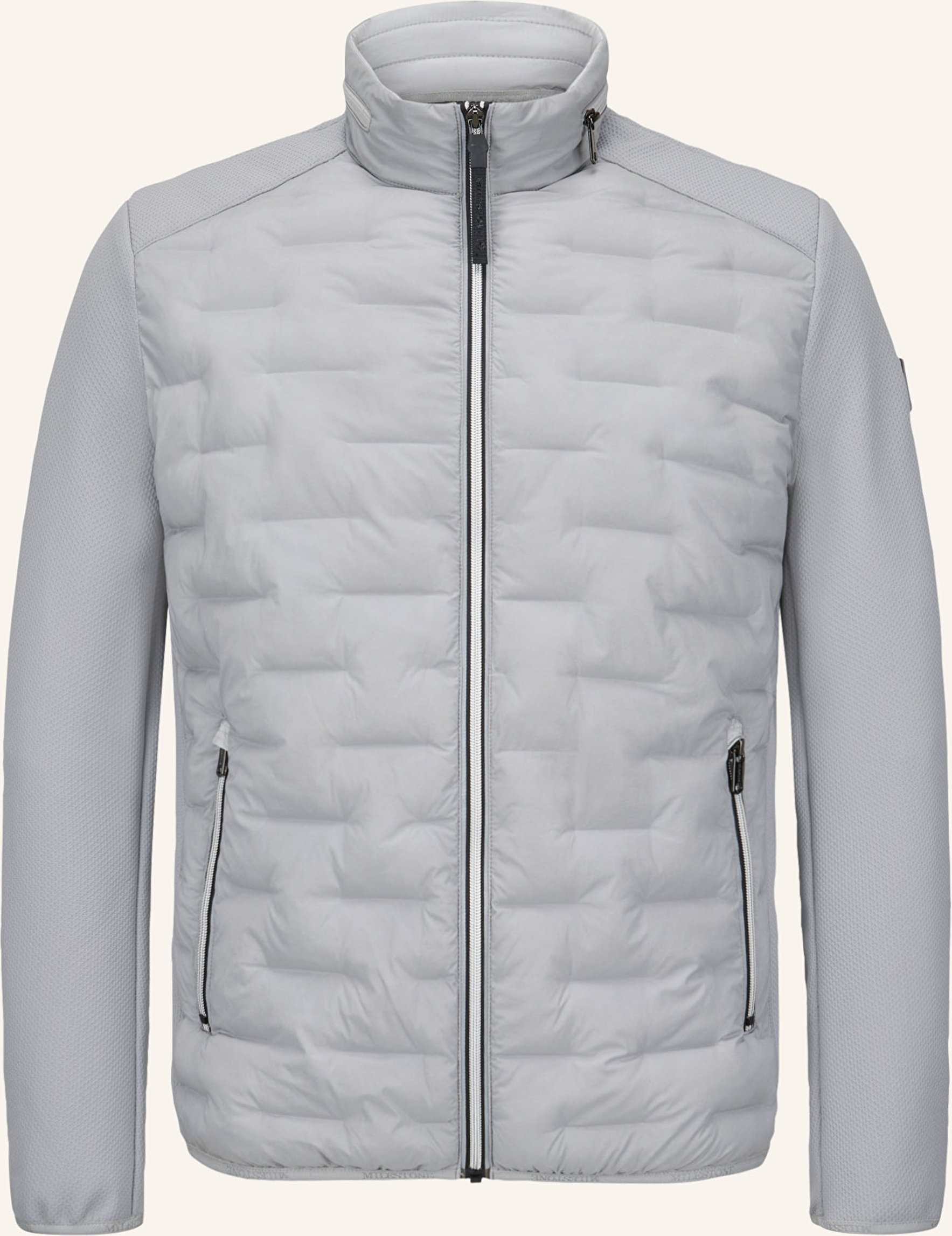 Thumbnail - Milestone Steppjacke Msnerano Im Materialmix Mit Dupont™ Sorona®-Isolierung grau