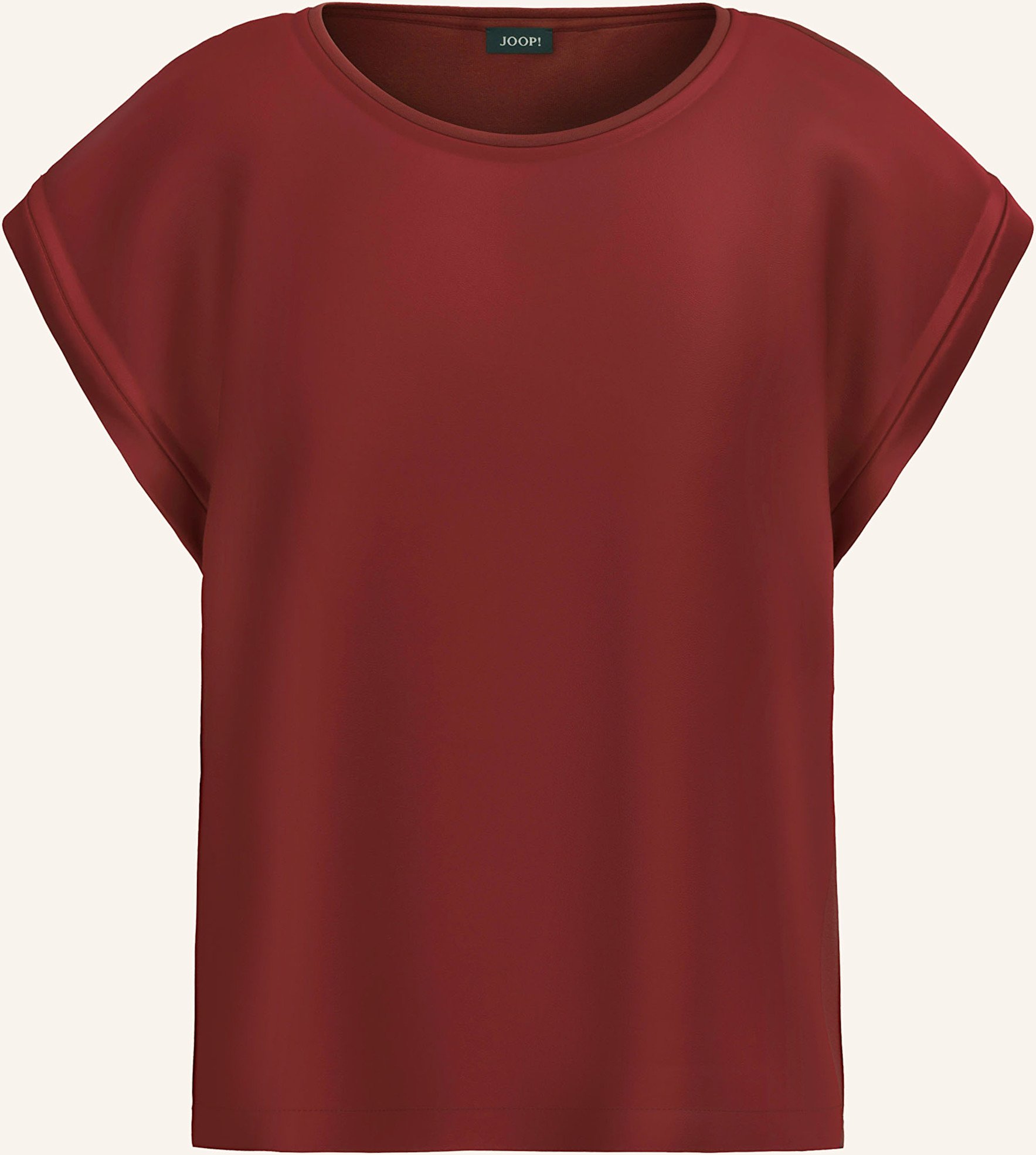 Joop! Blusenshirt Taila Im Materialmix rot