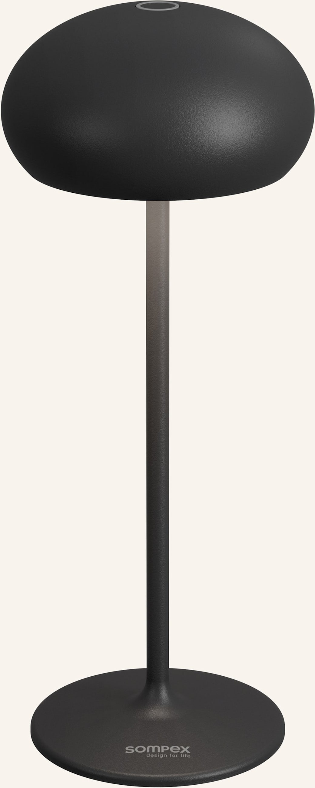 Sompex Leuchte Pebble schwarz