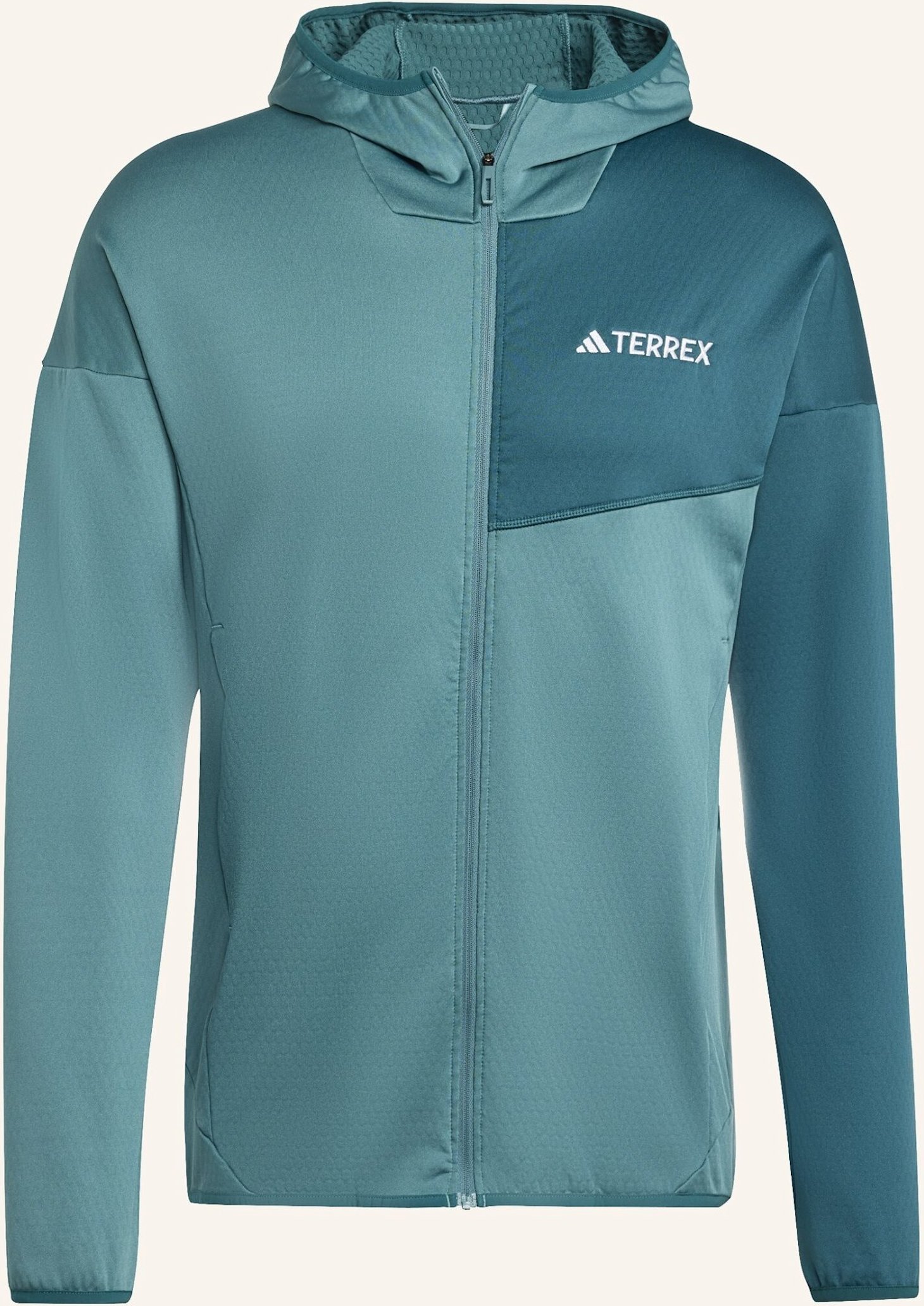 Thumbnail - Adidas Terrex Terrex Xperior Climawarm Light Fleece Kapuzenjacke gruen