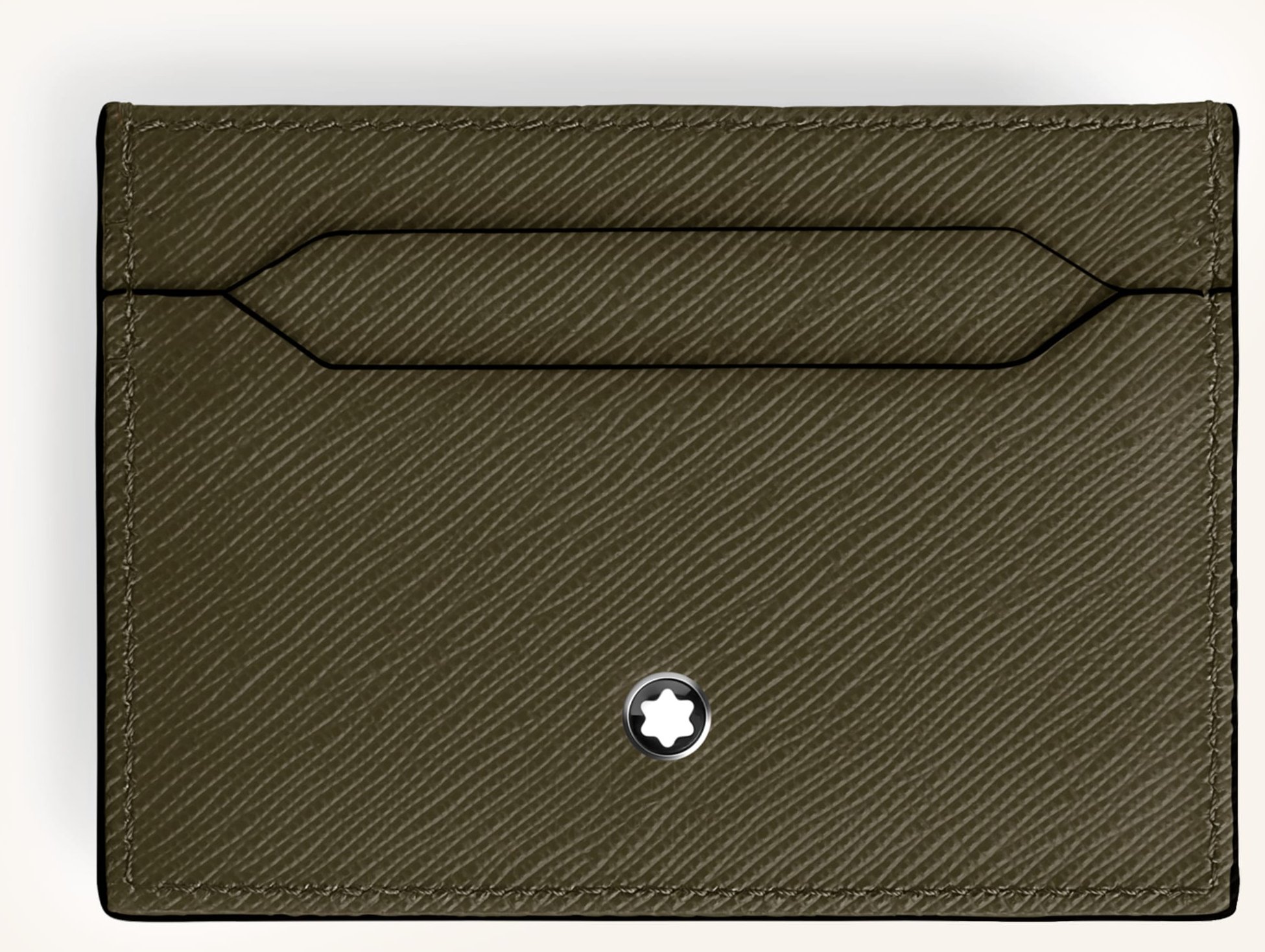 Montblanc Saffiano-Kartenetui Sartorial gruen