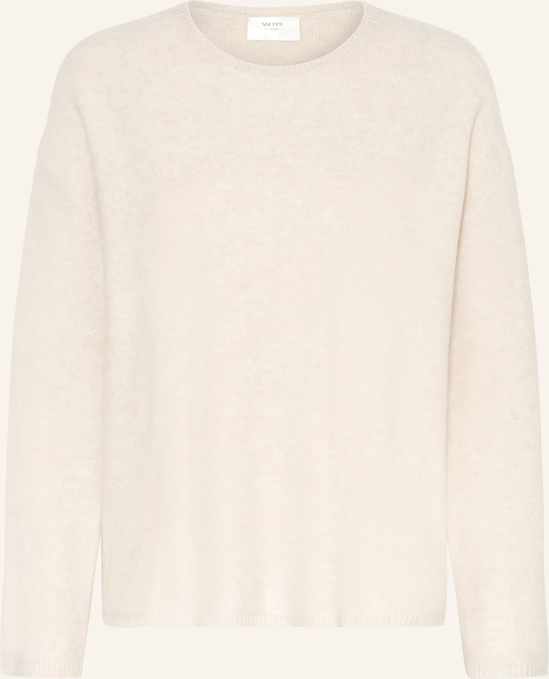 Ninety-9 Cashmere-Pullover beige