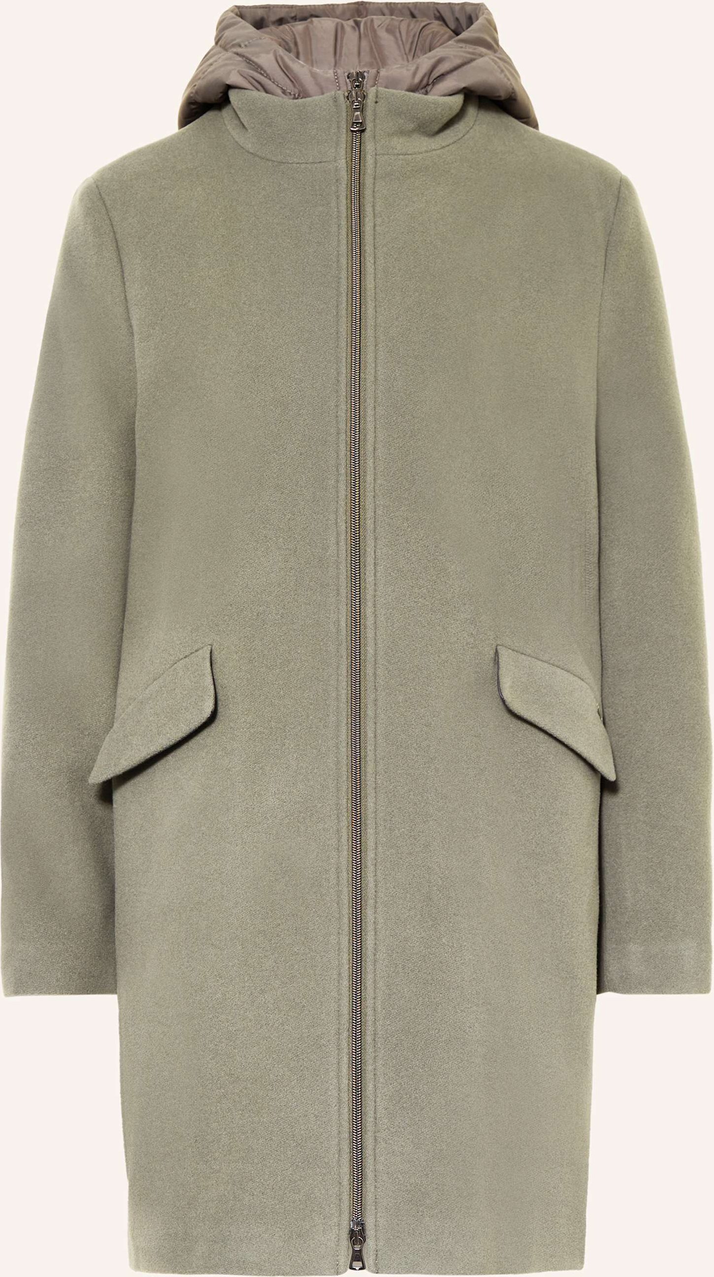 Cinque Mantel Cimirala Im Materialmix gruen