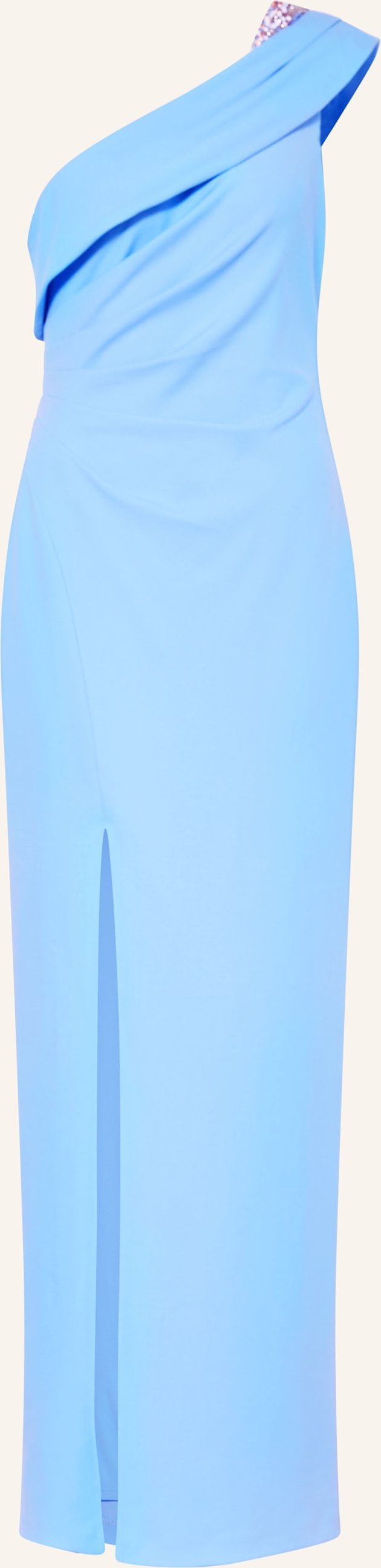 Adrianna Papell Abendkleid Mit Schmucksteinen Und Schmuckperlen blau